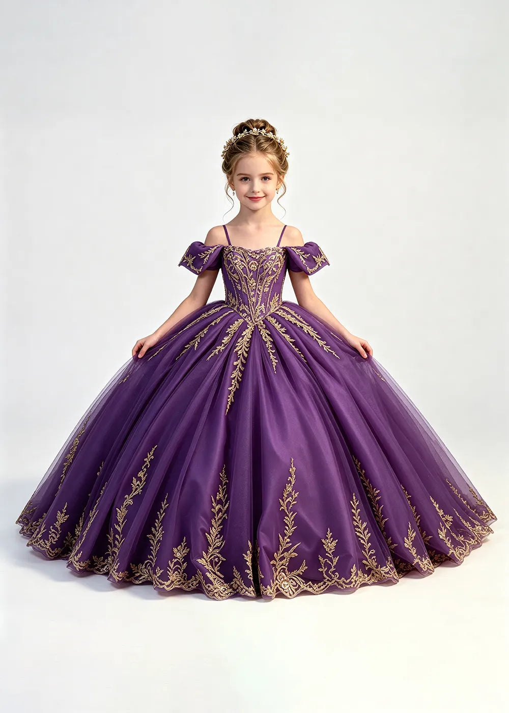 Spitzenkleid mit schulterfreiem Design