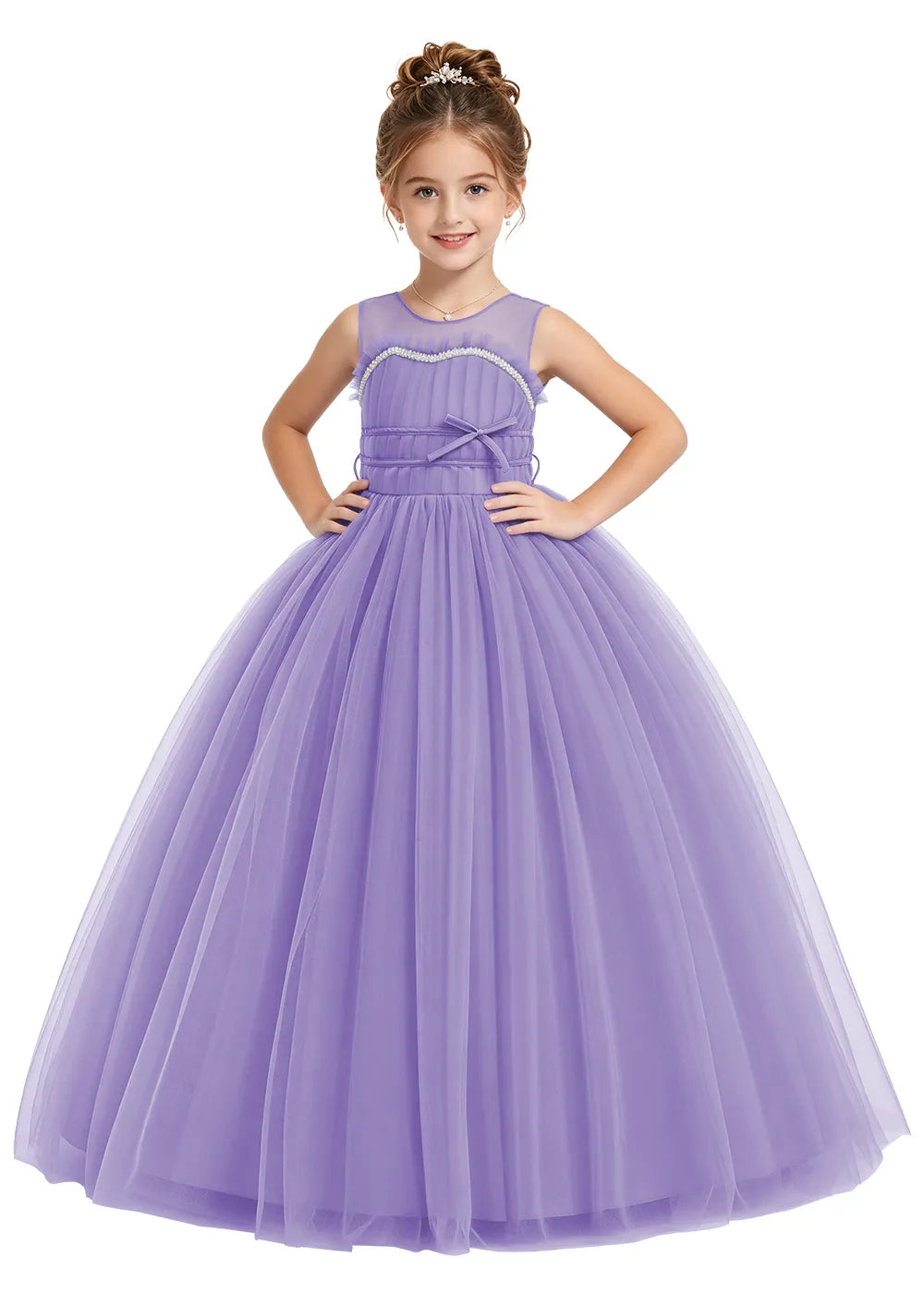 Spitzenkleid mit schulterfreiem Design