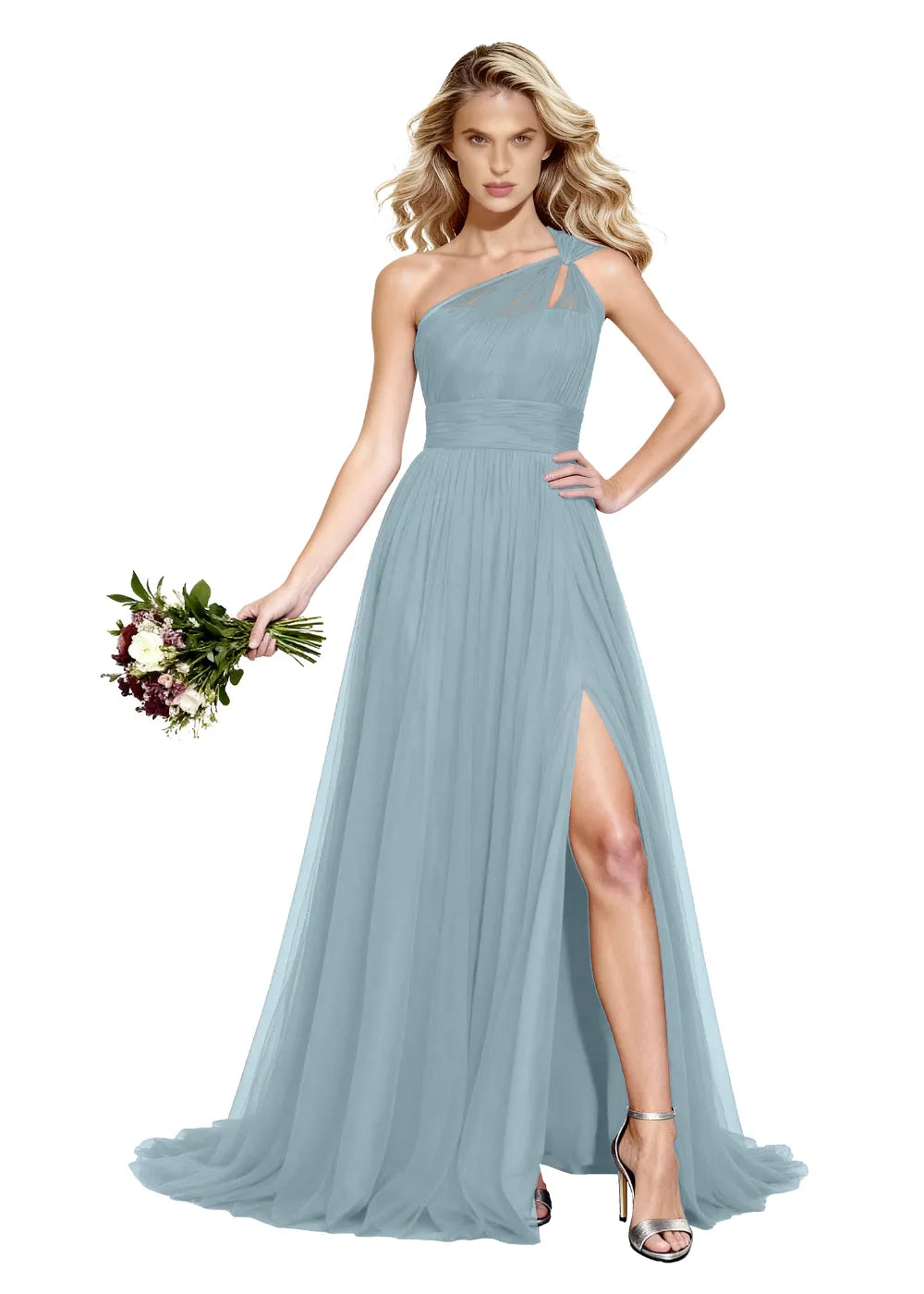 Aurora Elegant One Strap Formal Gown