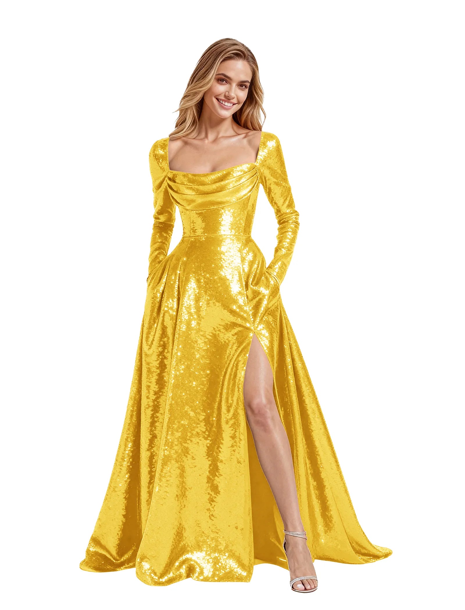 Glamour Allure Sequin Maxi Dress