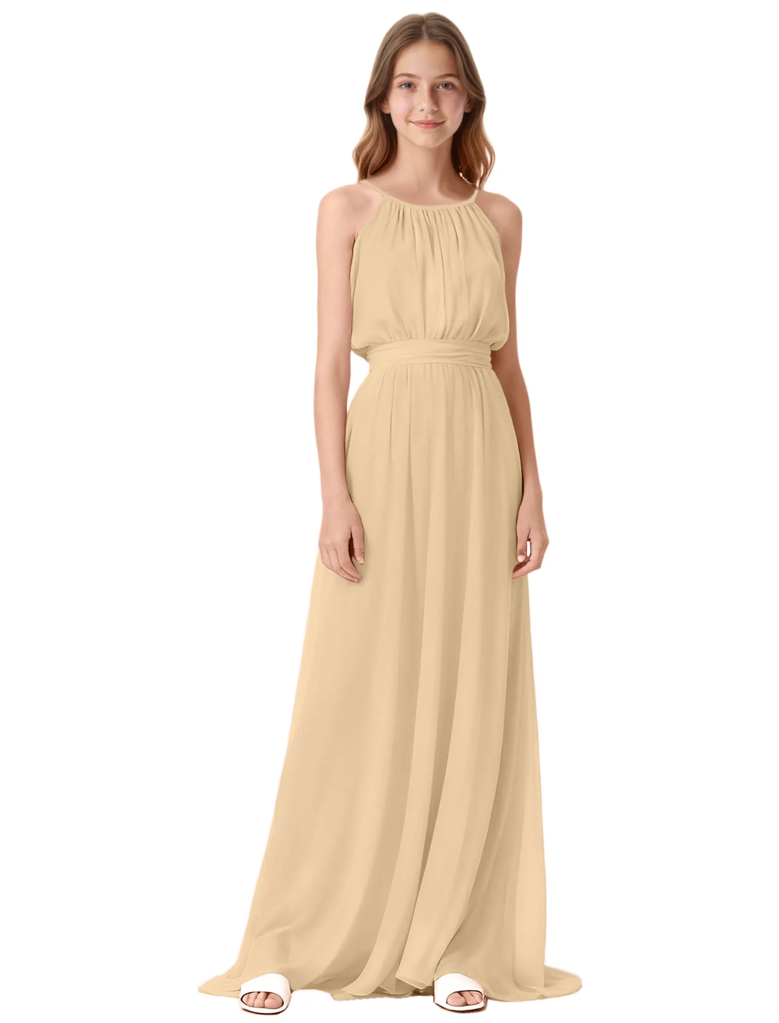 Formal Occasion Halter Dress for Tween Girls