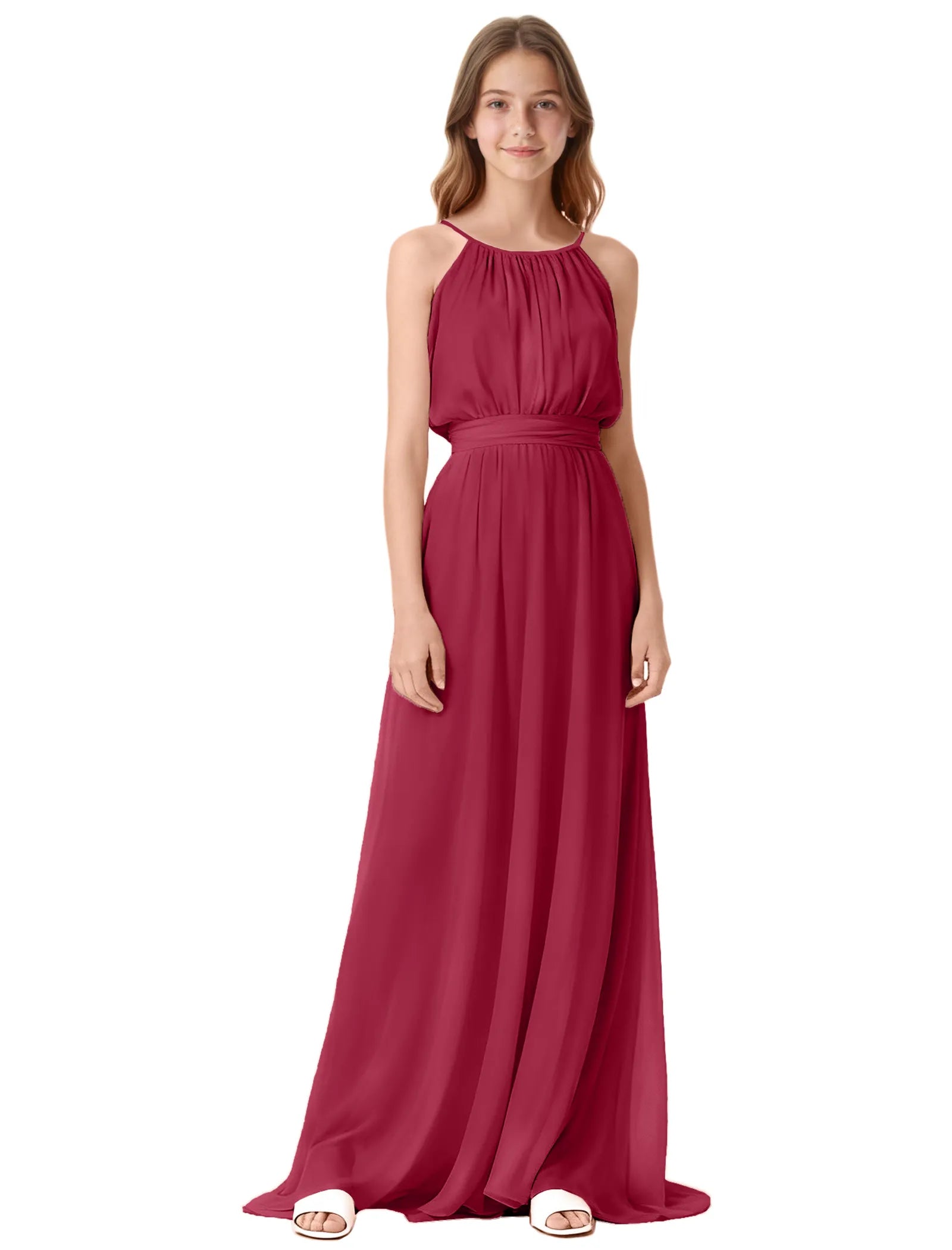 Formal Occasion Halter Dress for Tween Girls