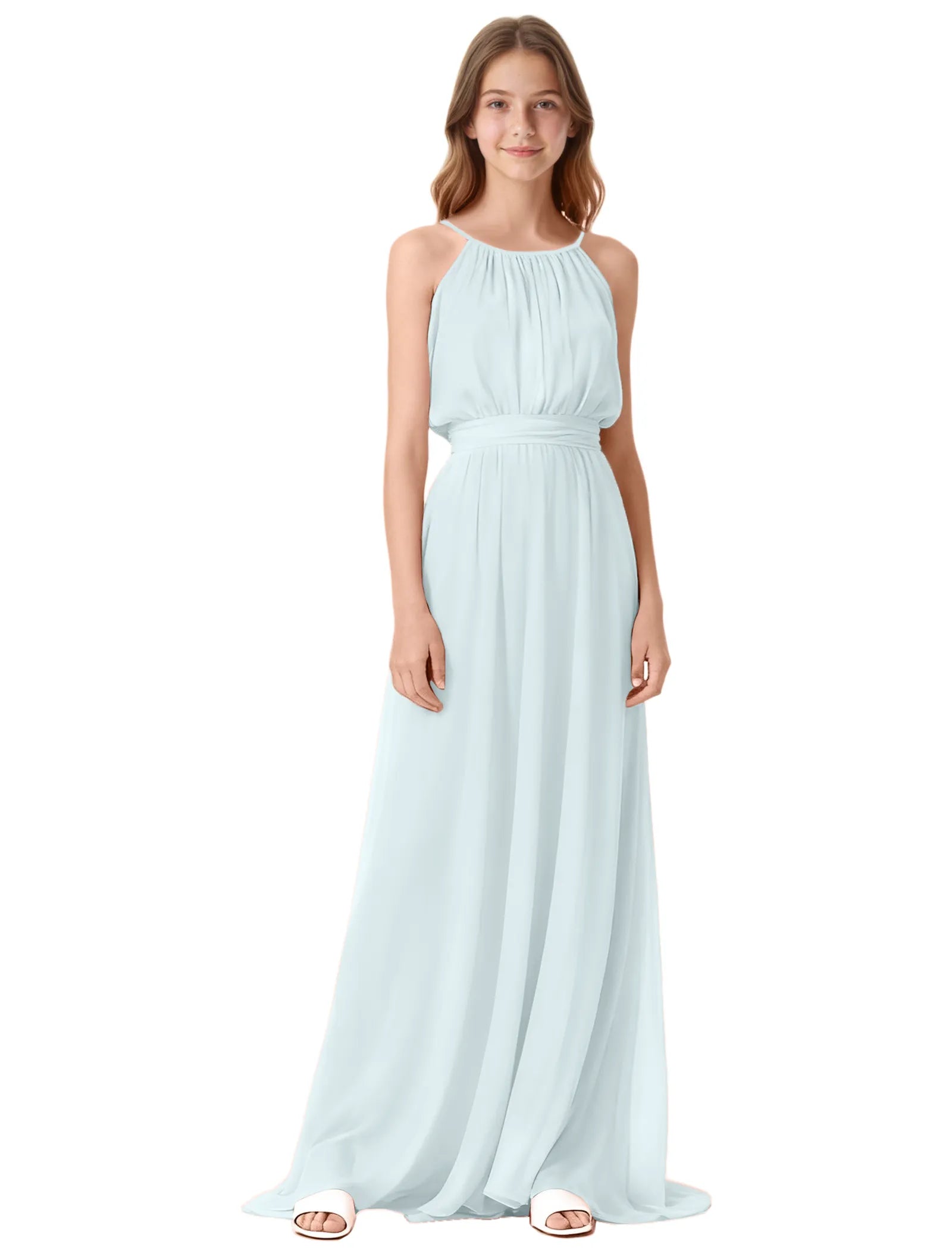 Formal Occasion Halter Dress for Tween Girls