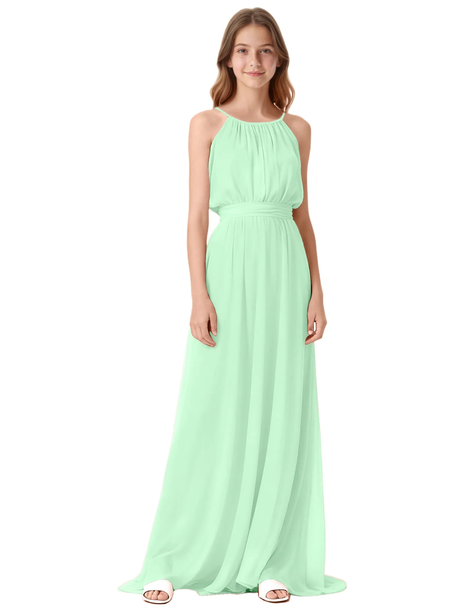 Formal Occasion Halter Dress for Tween Girls