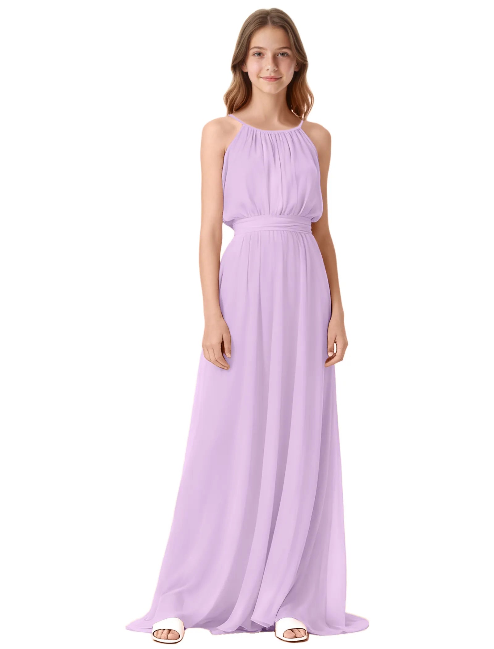 Formal Occasion Halter Dress for Tween Girls