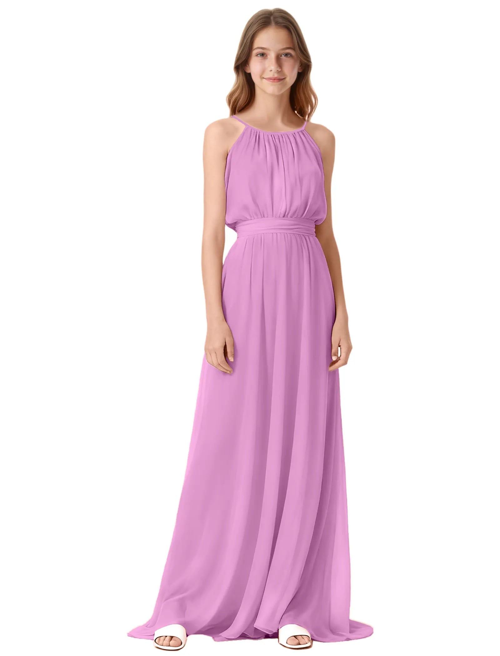 Formal Occasion Halter Dress for Tween Girls