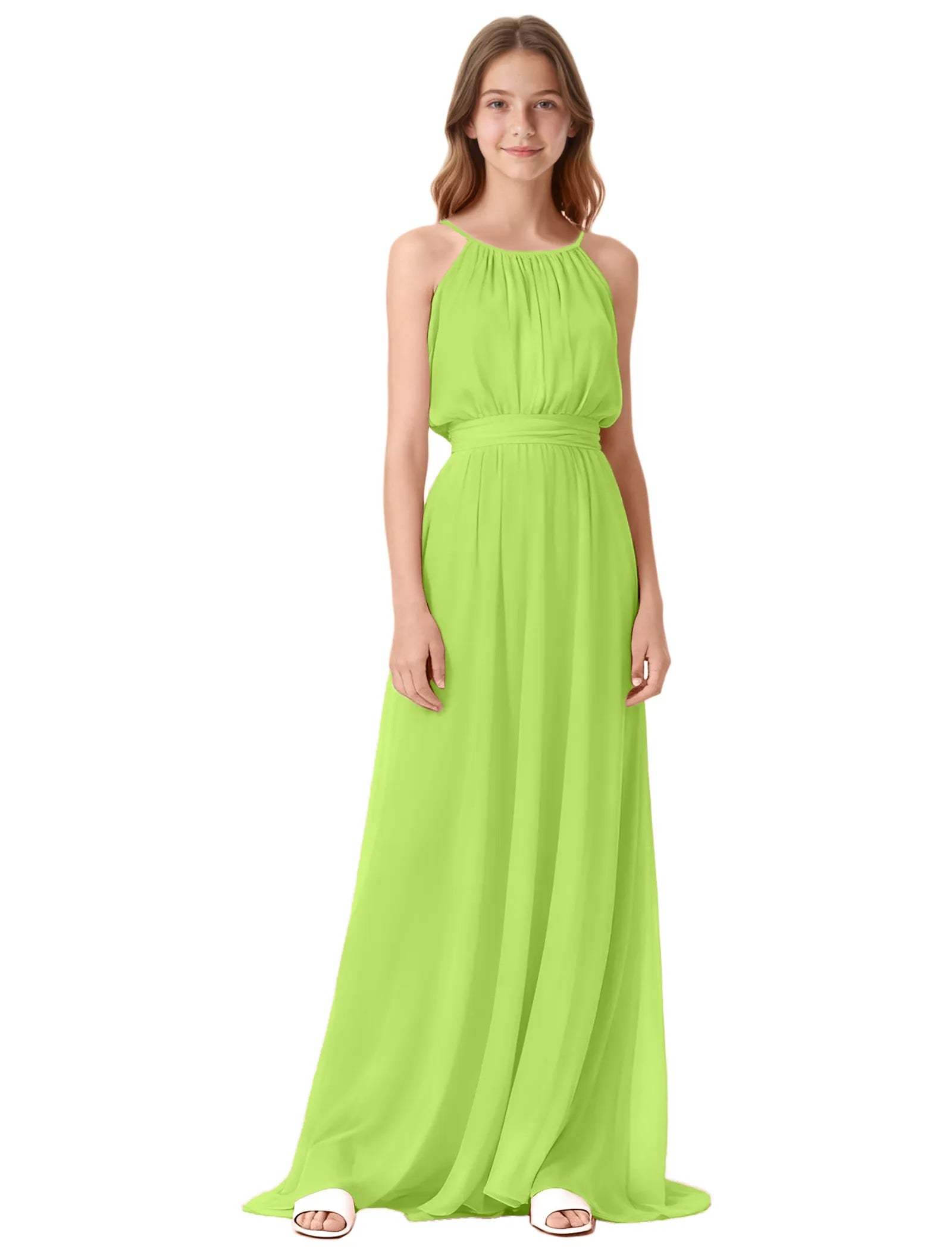 Formal Occasion Halter Dress for Tween Girls