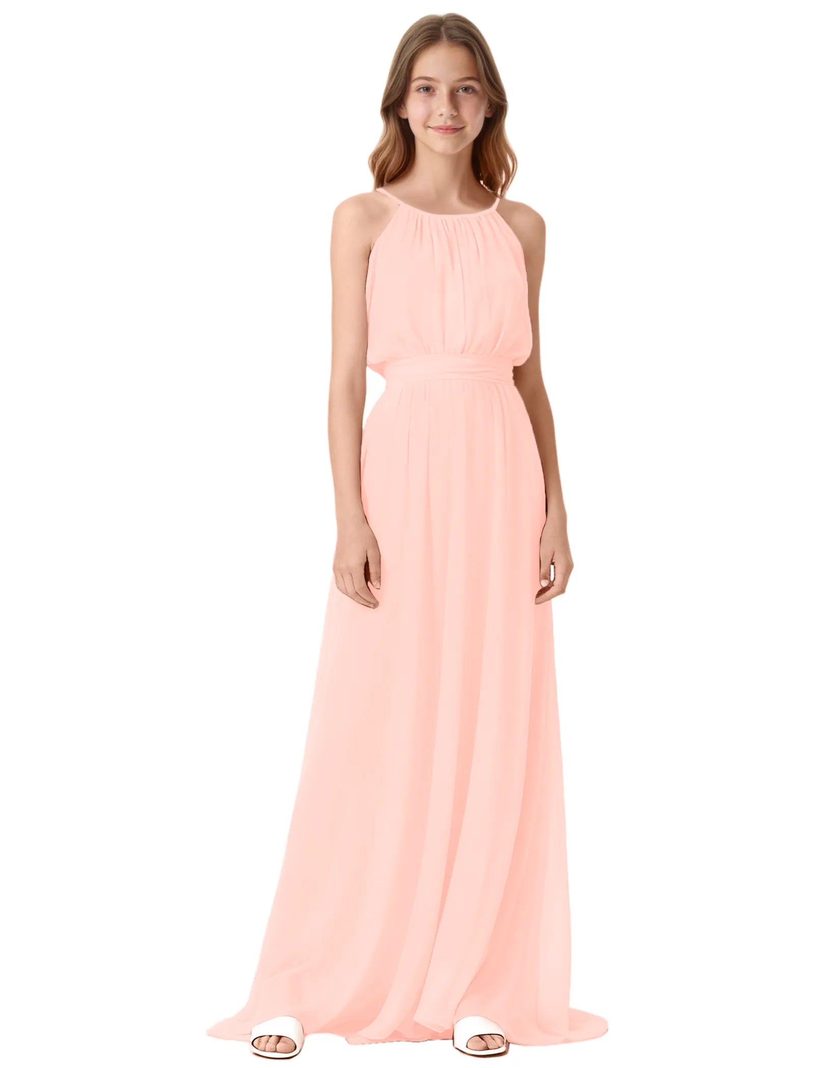Formal Occasion Halter Dress for Tween Girls