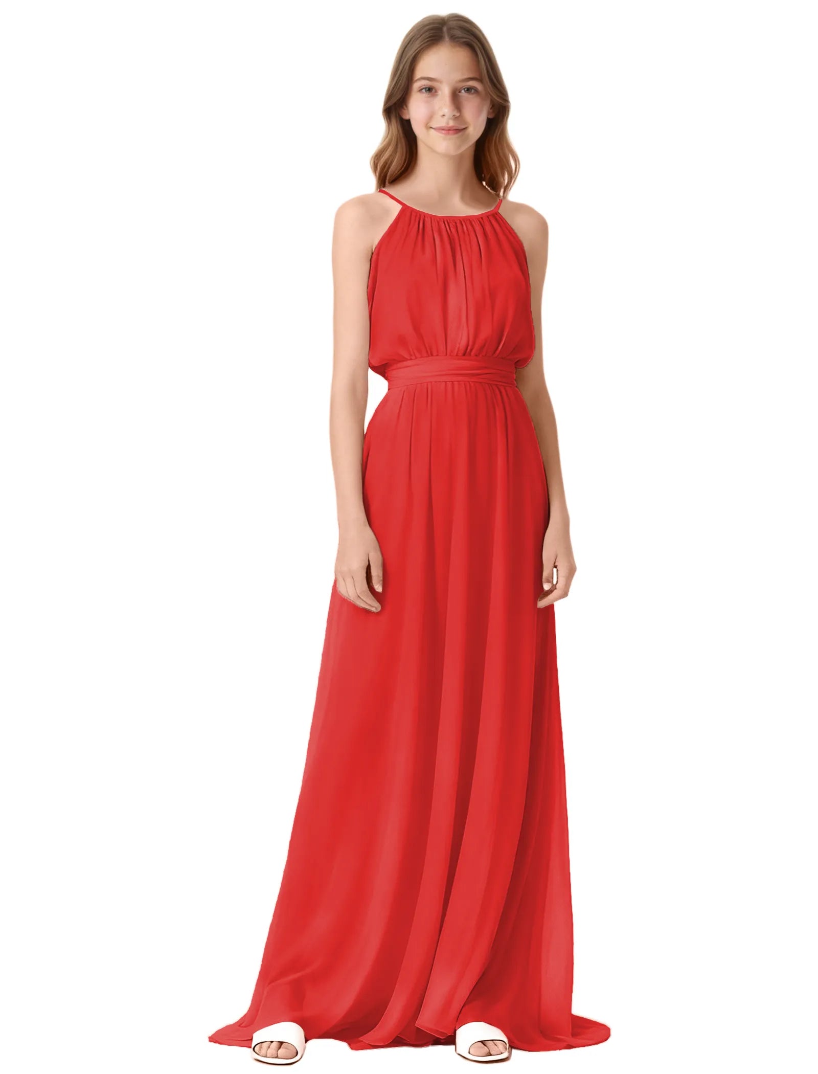 Formal Occasion Halter Dress for Tween Girls