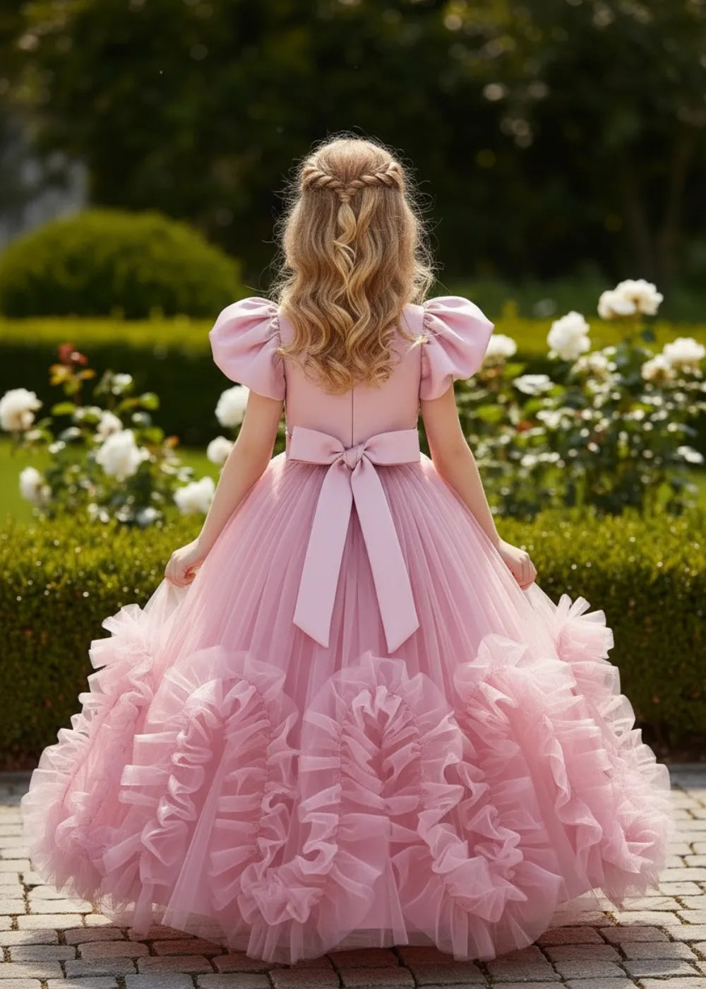 Fairytale Ruffled Hem Prom Dress