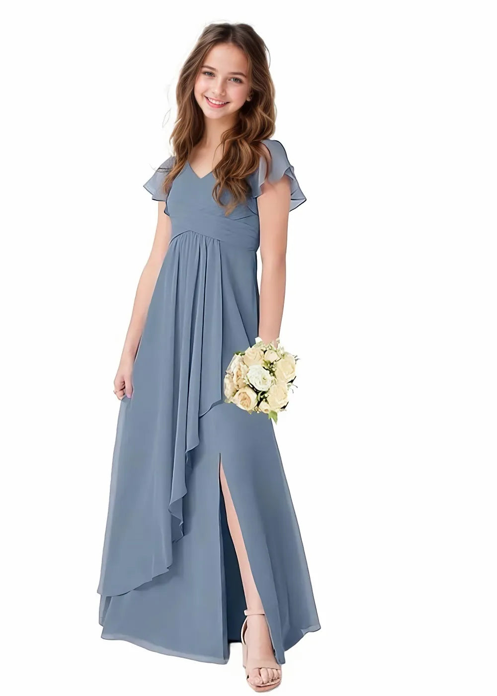 Grecian Junior Bridesmaid Dress