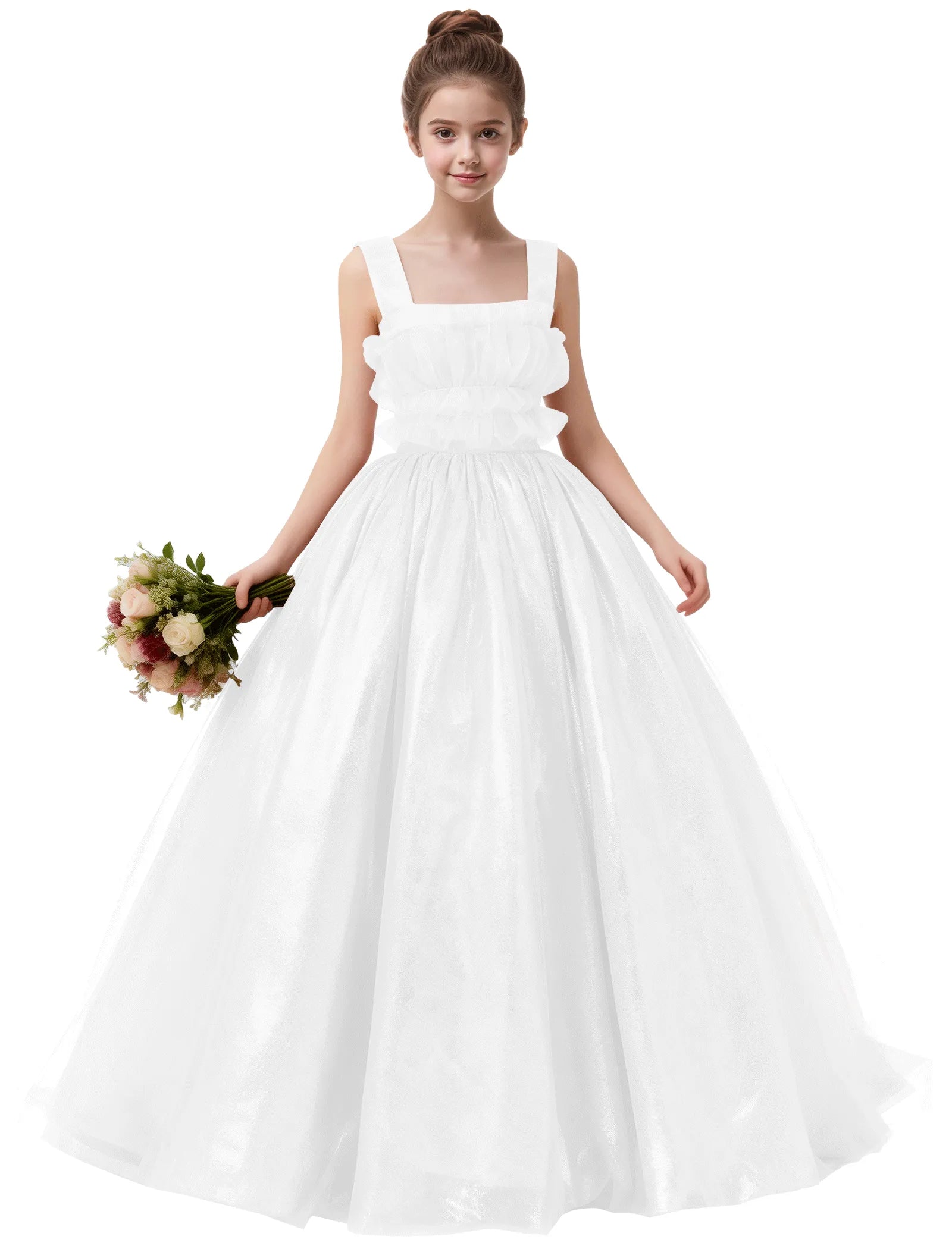 Spitzenkleid mit schulterfreiem Design