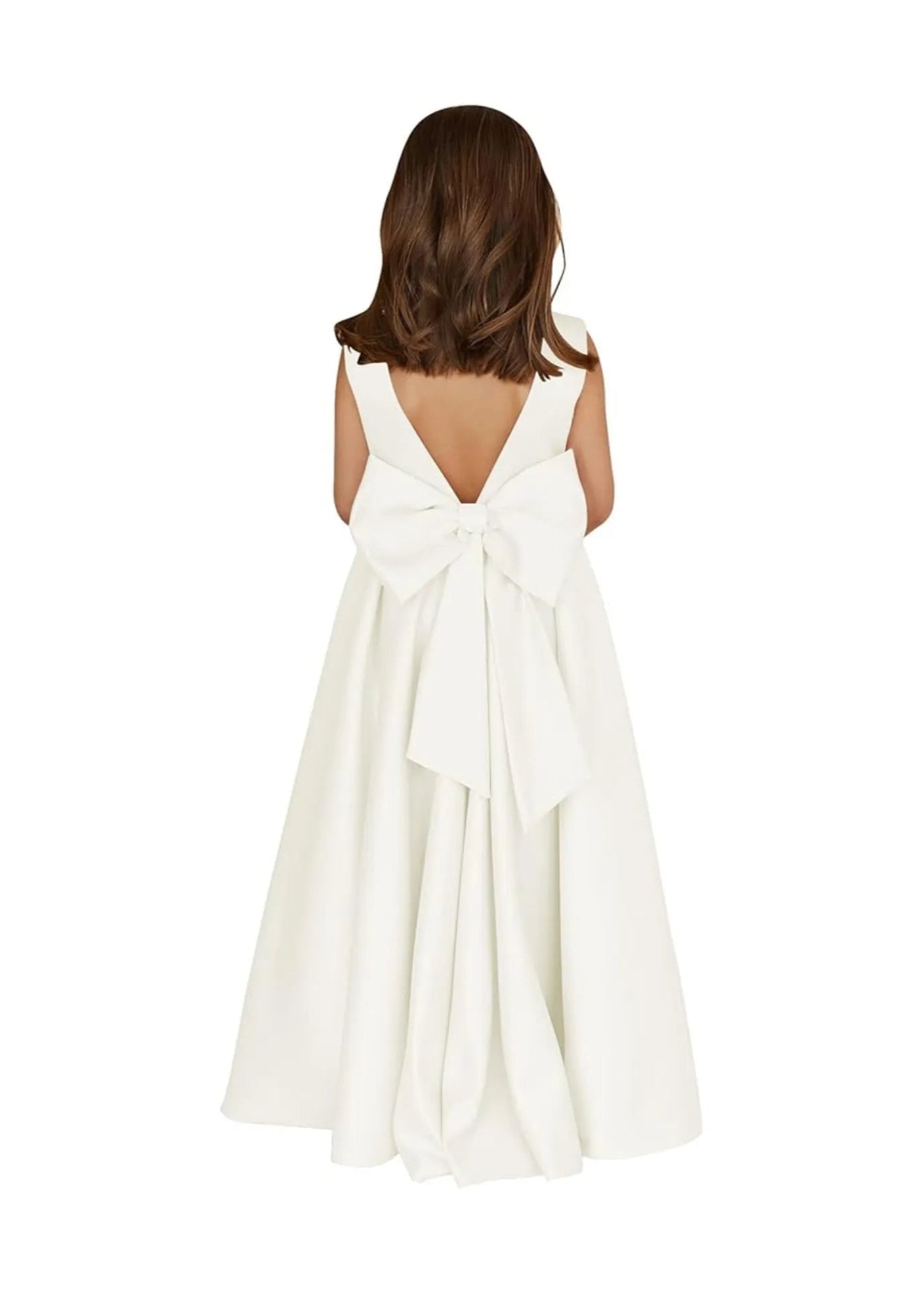 First Communion Satin Gown