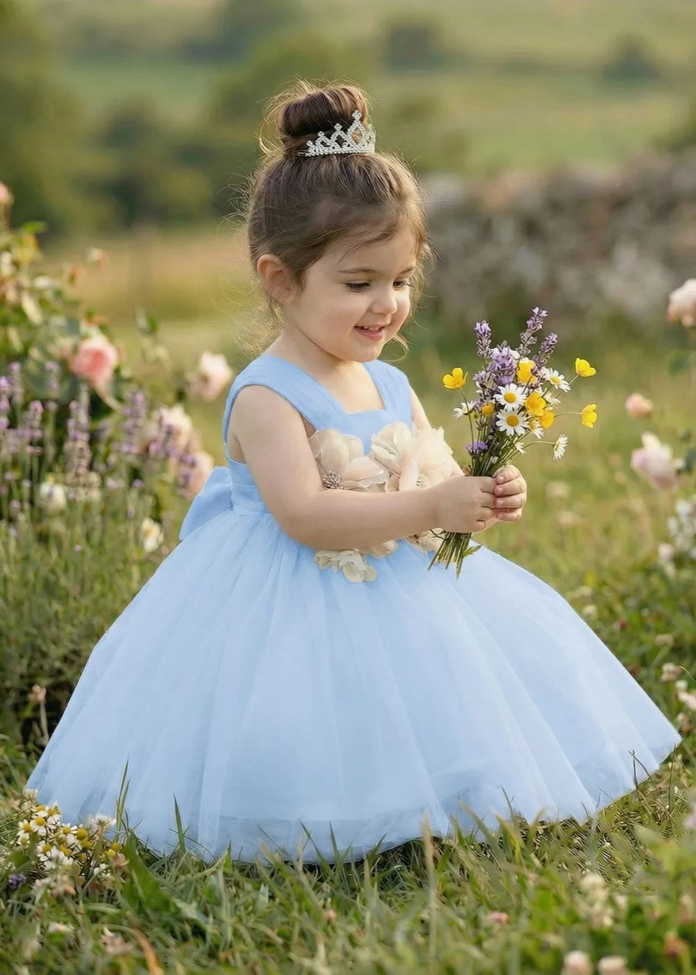 Garden Fairy Bow Back Dress