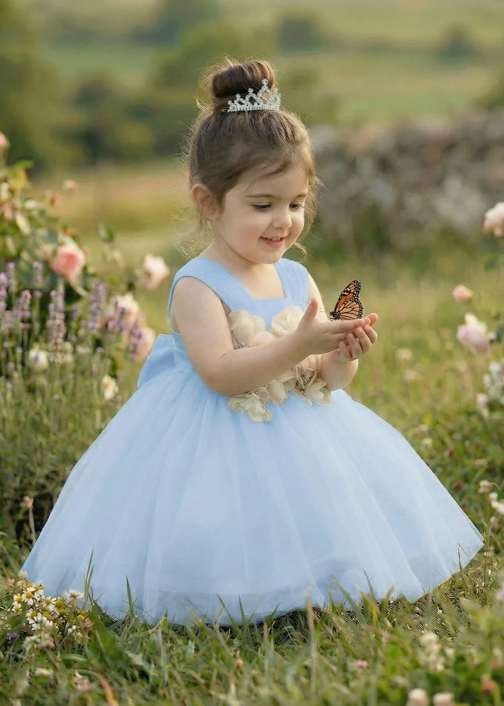 Garden Fairy Bow Back Dress