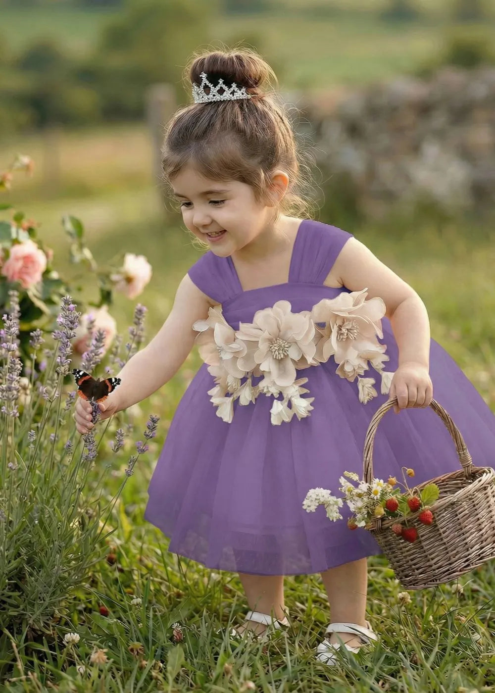 Garden Fairy Bow Back Dress