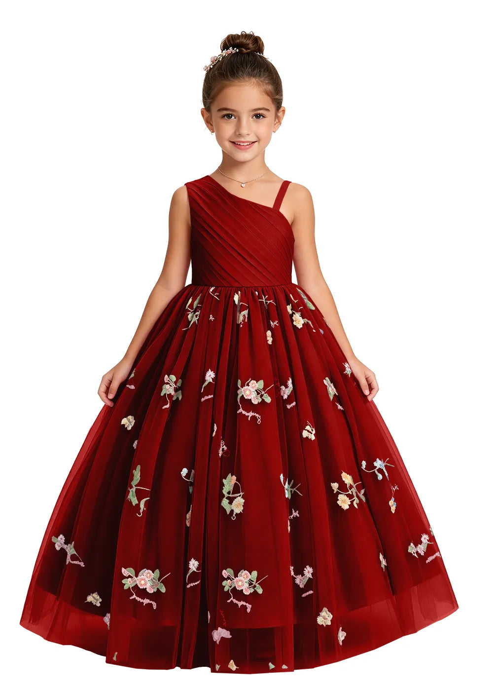 Spitzenkleid mit schulterfreiem Design
