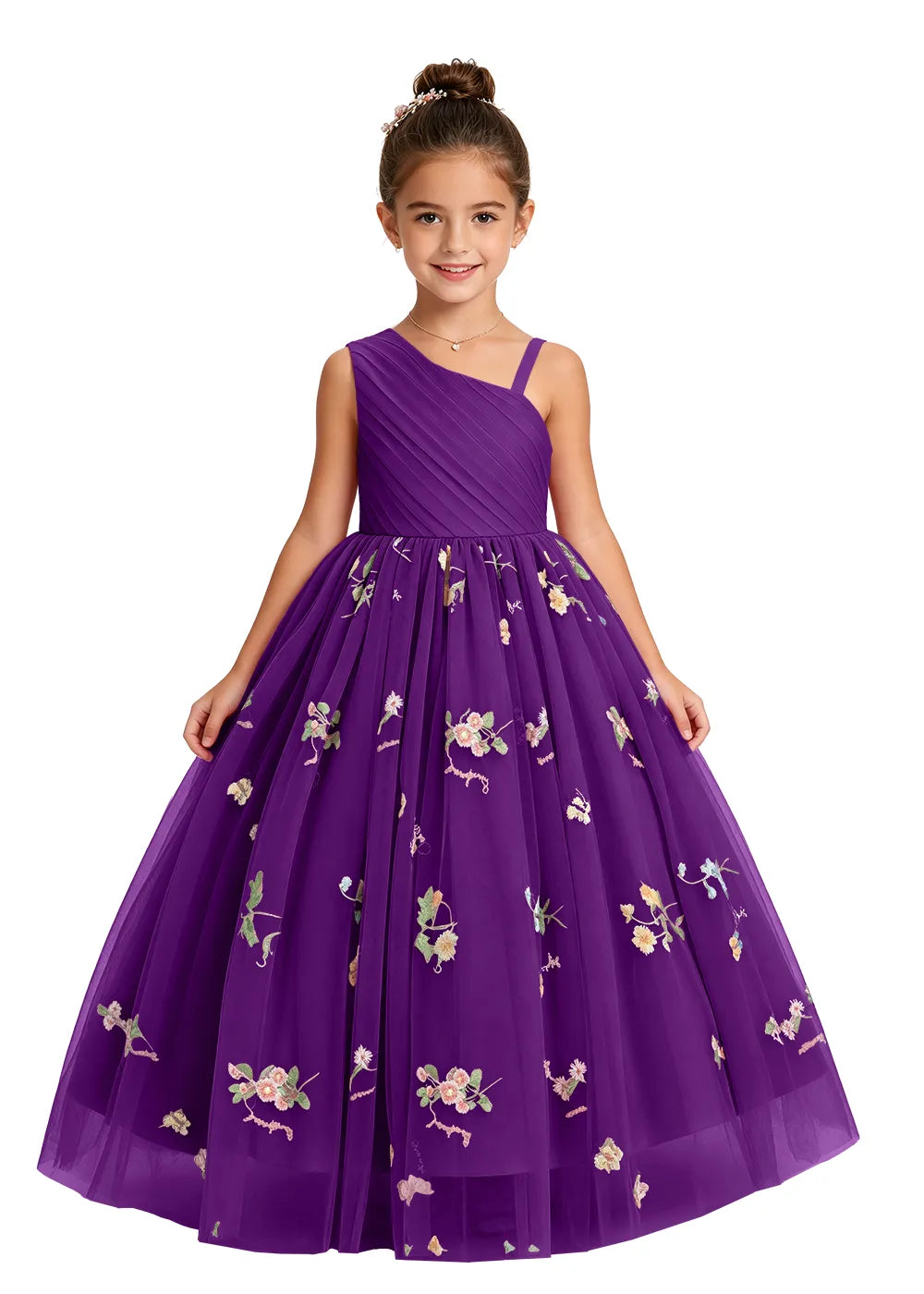 Spitzenkleid mit schulterfreiem Design