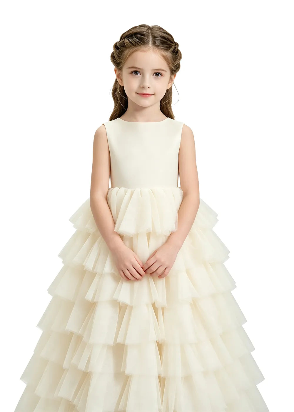 Spitzenkleid mit schulterfreiem Design