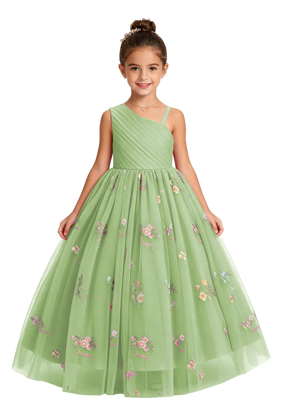 Spitzenkleid mit schulterfreiem Design