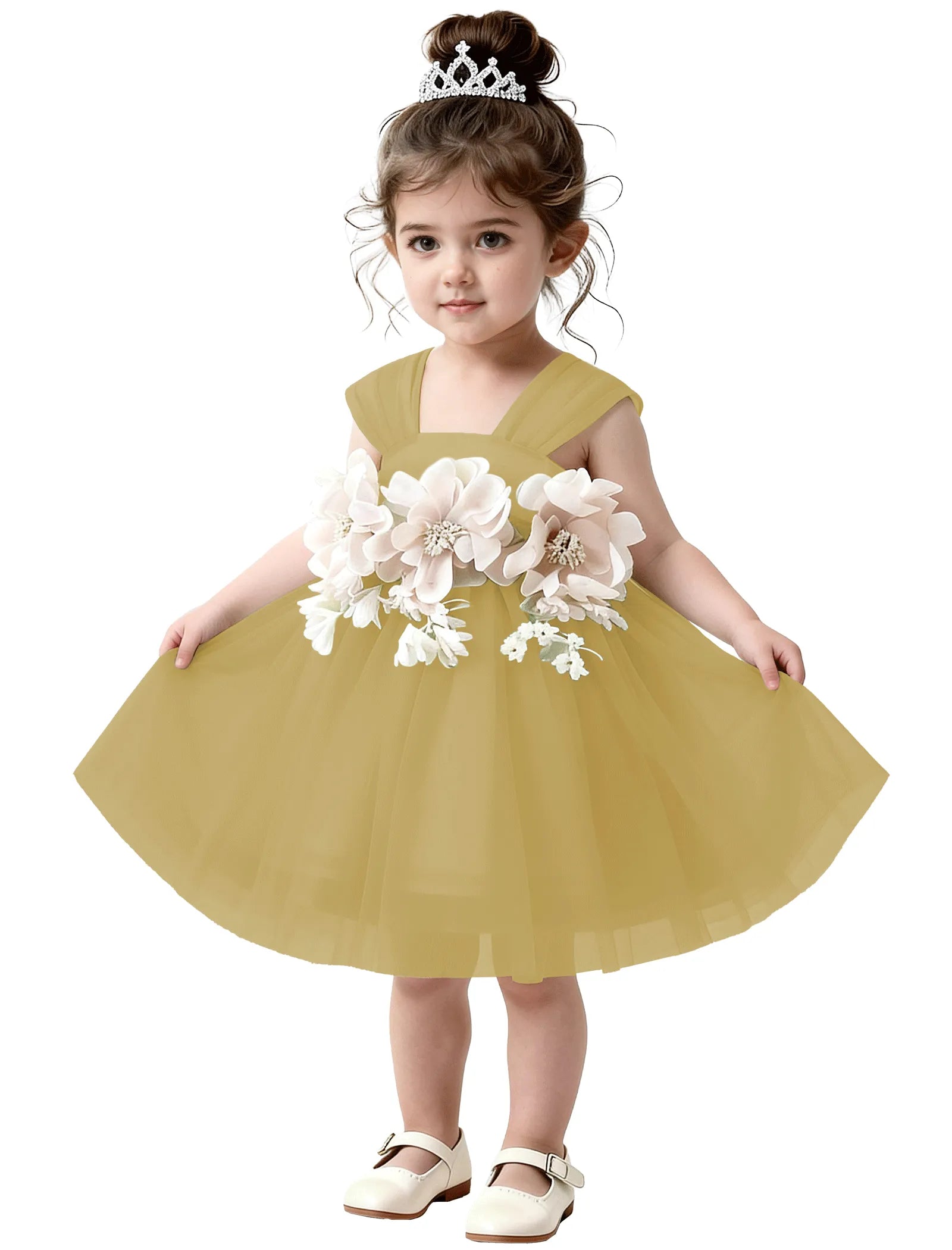 Spitzenkleid mit schulterfreiem Design