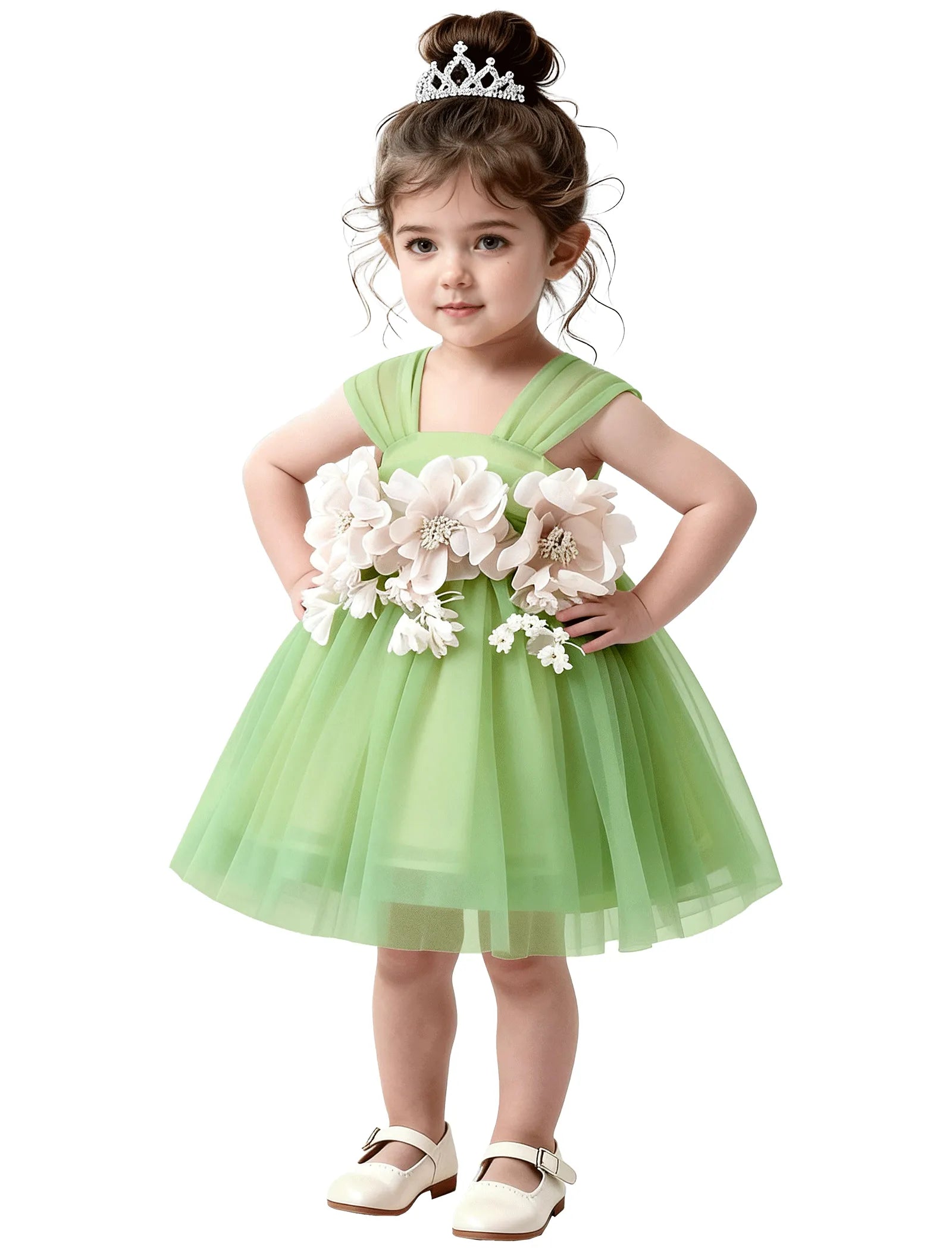 Spitzenkleid mit schulterfreiem Design