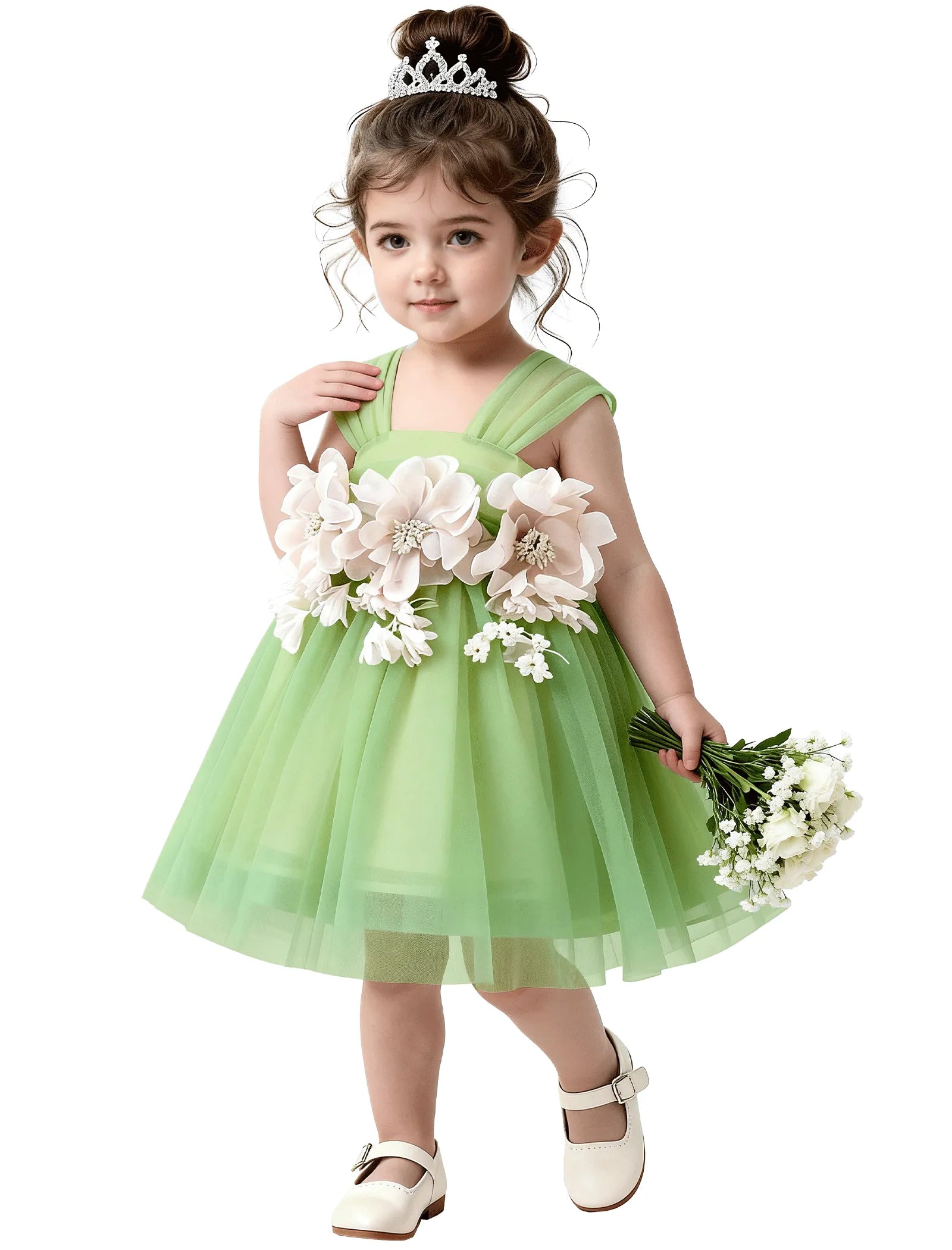 Spitzenkleid mit schulterfreiem Design