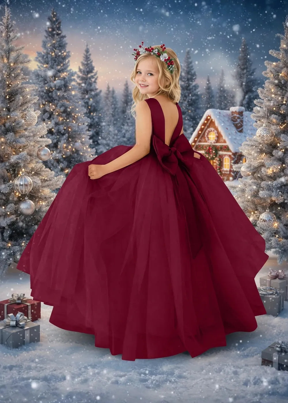 Classic Satin & Tulle Ball Gown