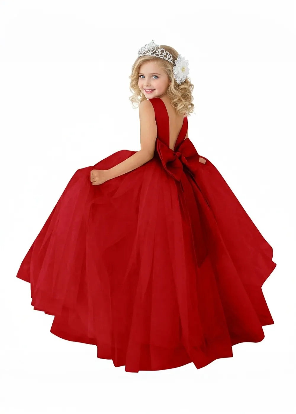 Classic Satin & Tulle Ball Gown