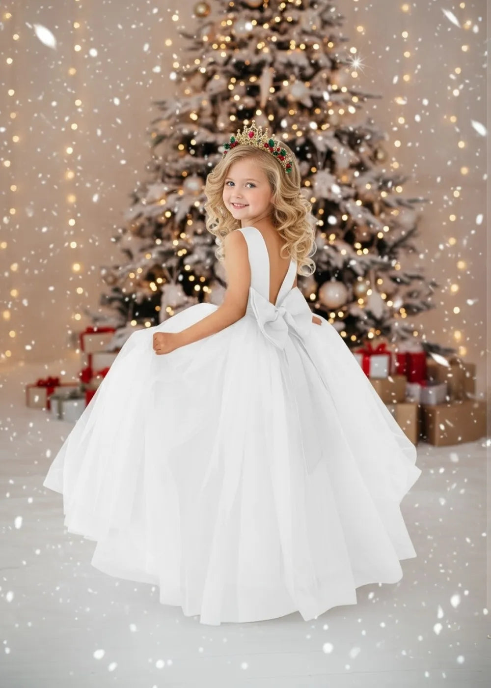 Classic Satin & Tulle Ball Gown