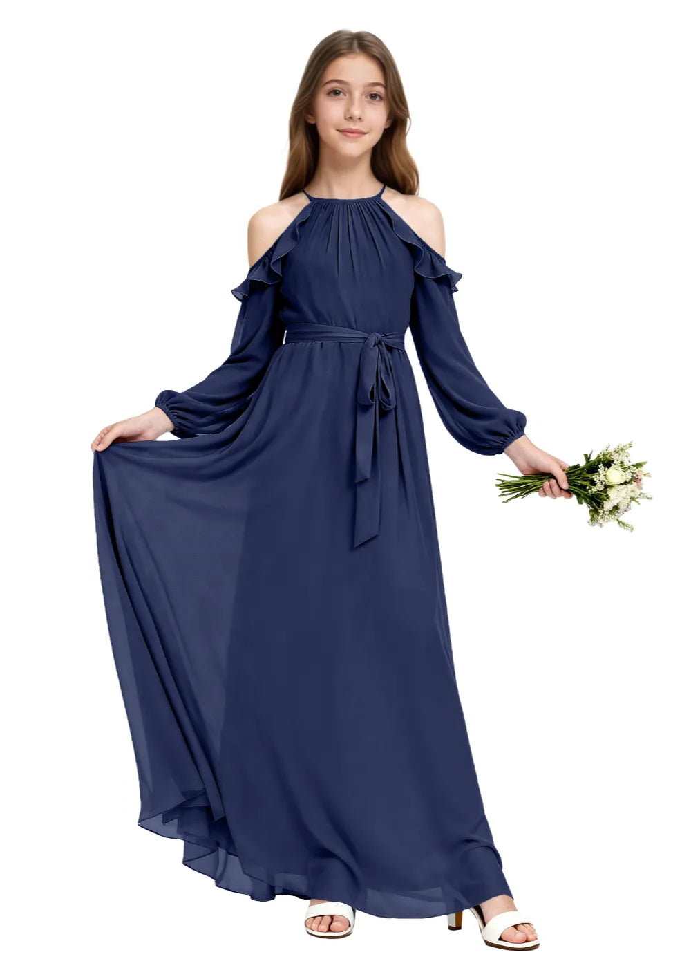 Graceful Long Sleeve Dress