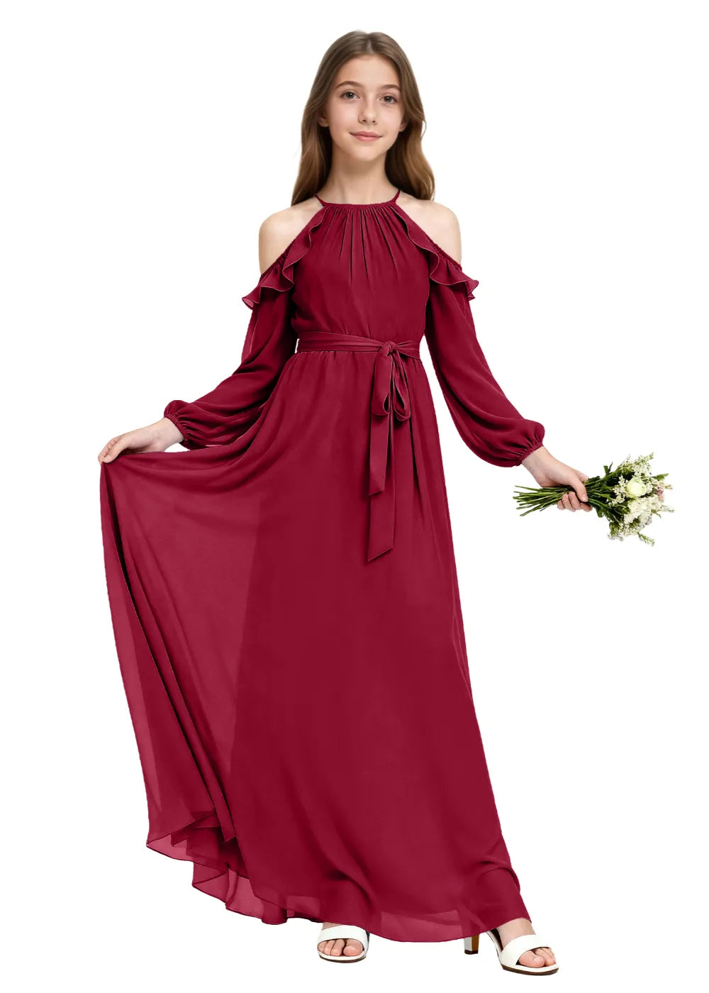 Graceful Long Sleeve Dress