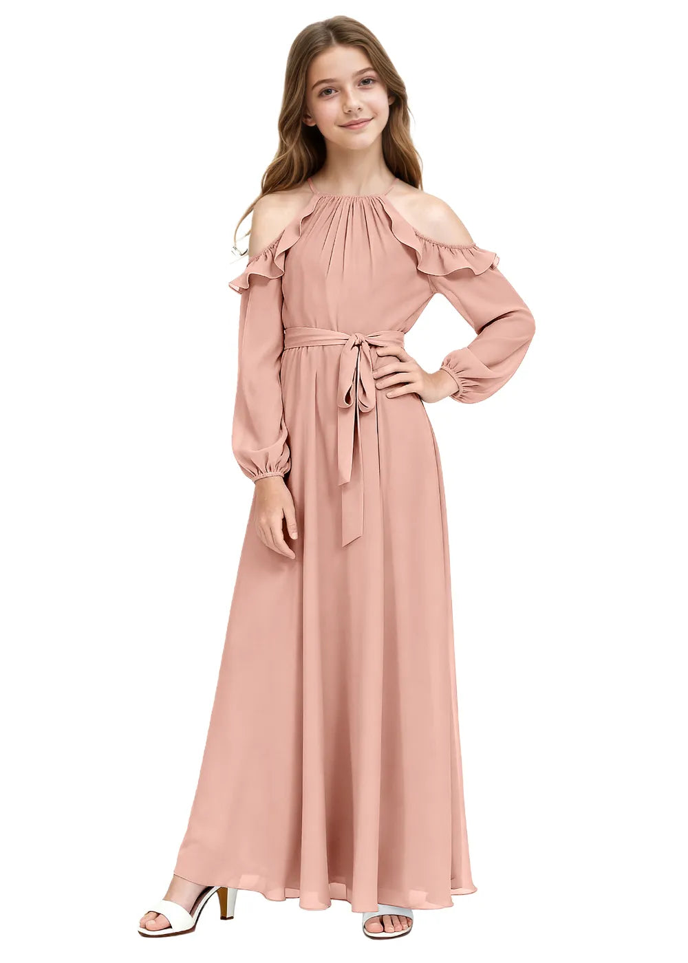 Graceful Long Sleeve Dress
