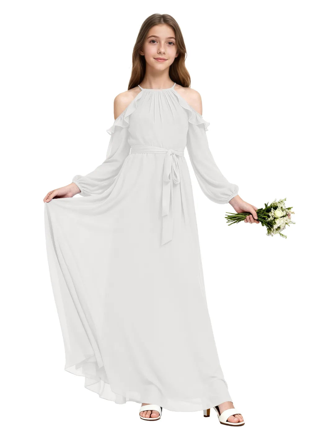 Graceful Long Sleeve Dress