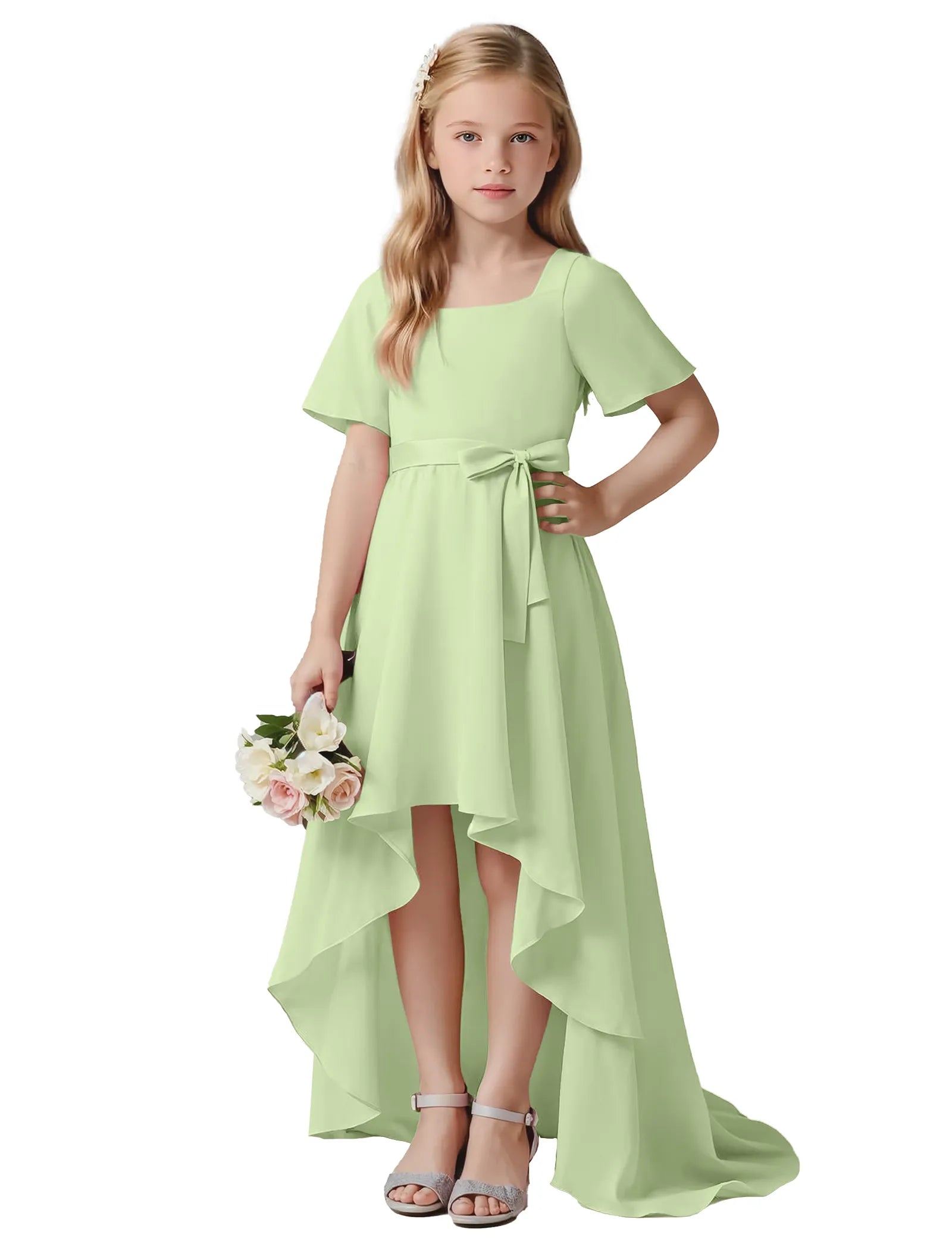 Bella Bow Elegance Dress for Girls