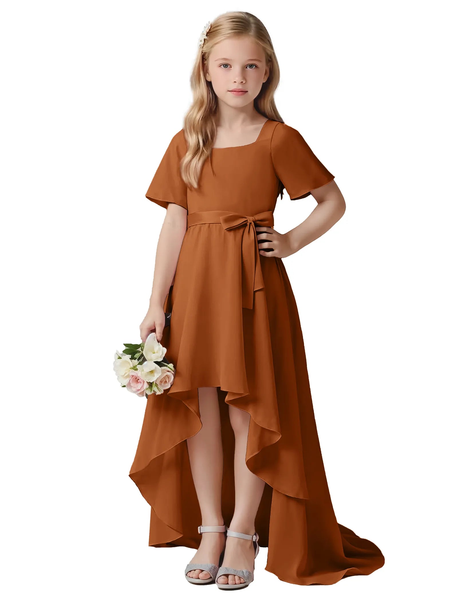 Bella Bow Elegance Dress for Girls