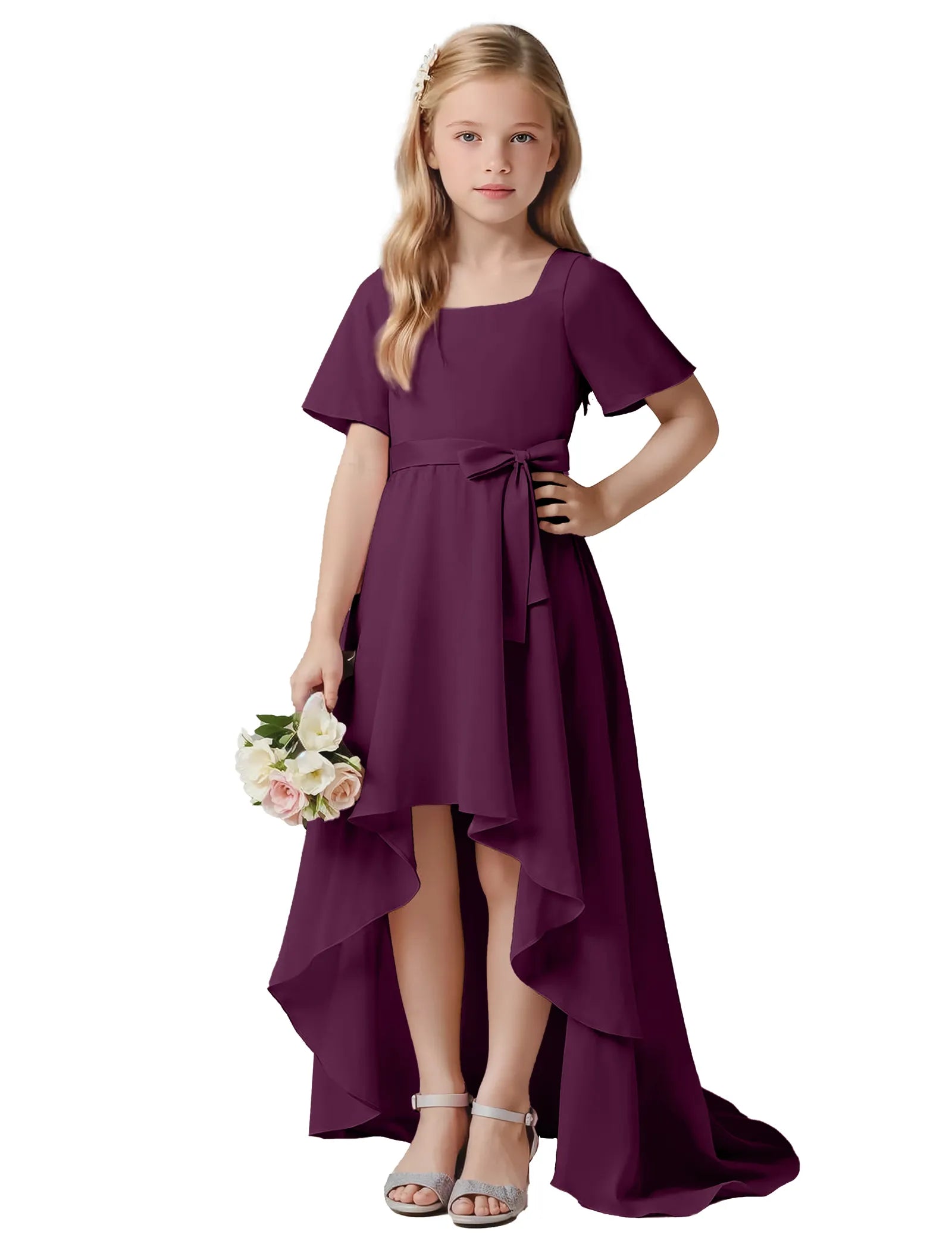 Bella Bow Elegance Dress for Girls