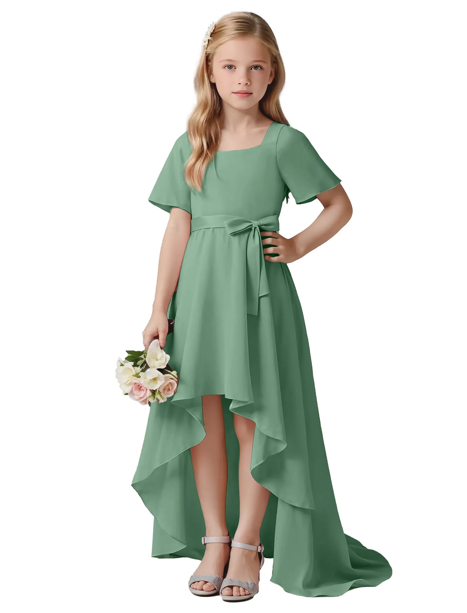 Bella Bow Elegance Dress for Girls