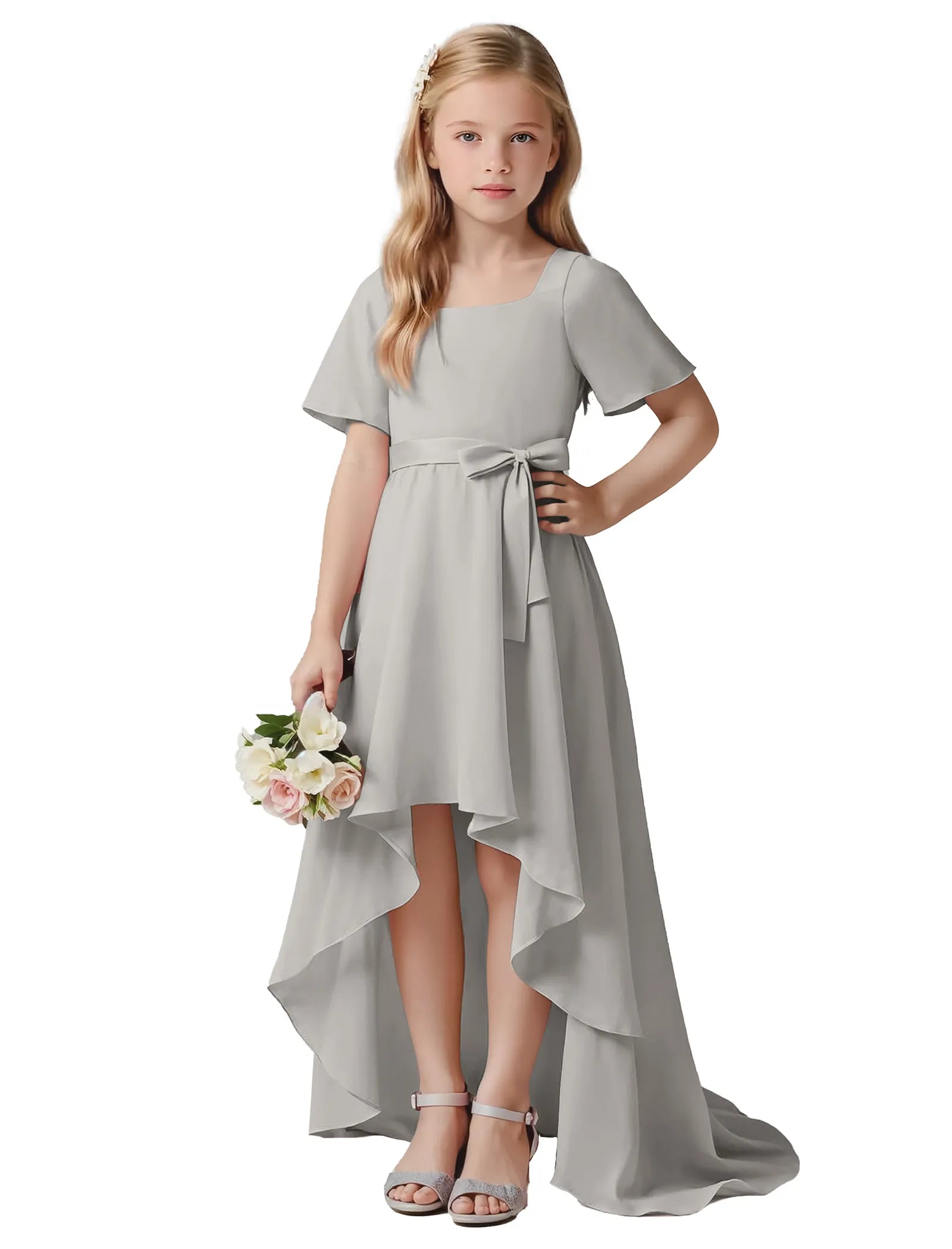 Bella Bow Elegance Dress for Girls