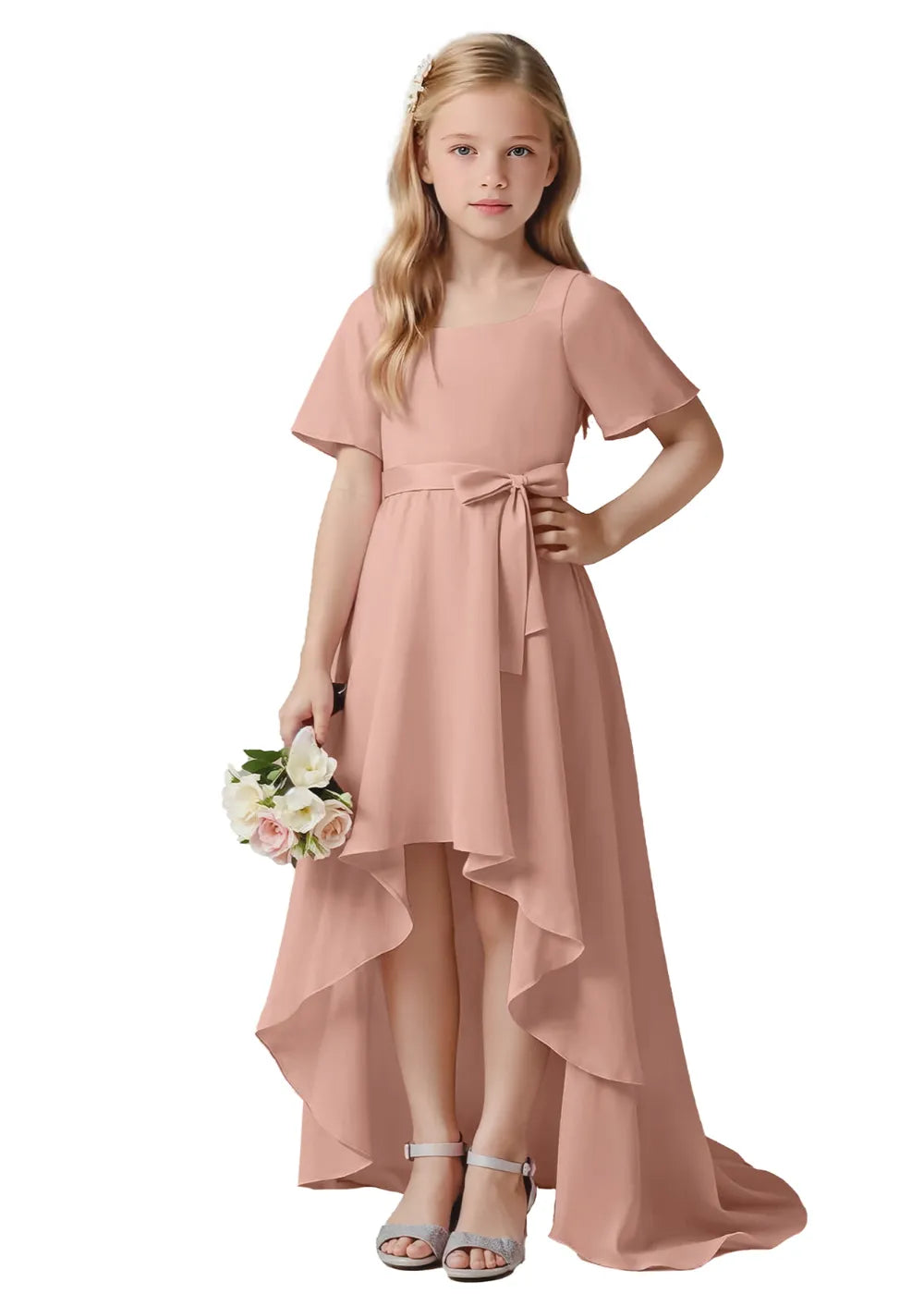 Bella Bow Elegance Dress for Girls