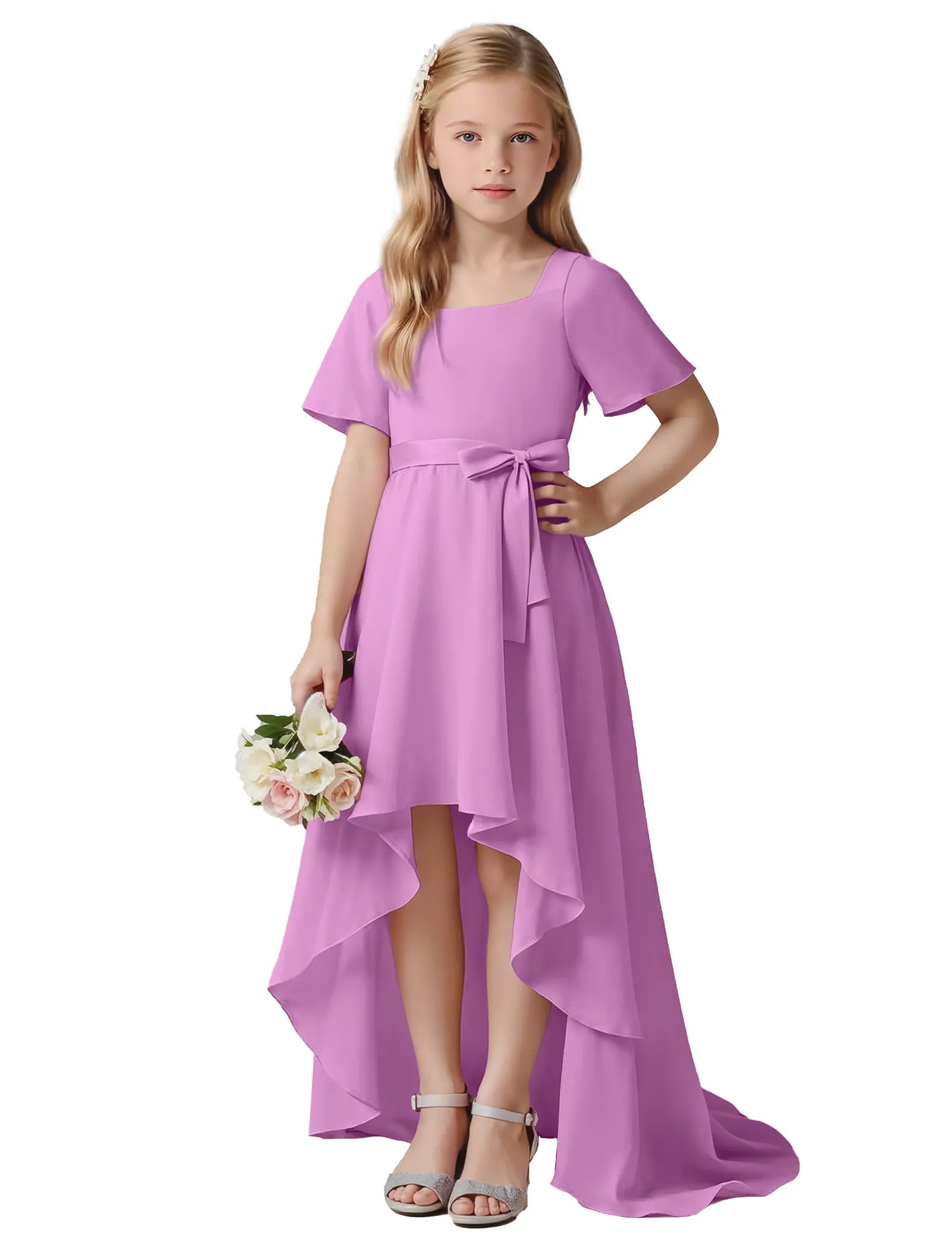 Bella Bow Elegance Dress for Girls