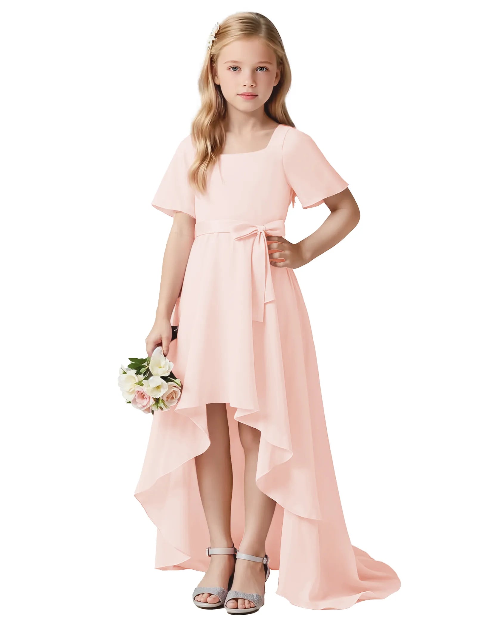 Bella Bow Elegance Dress for Girls
