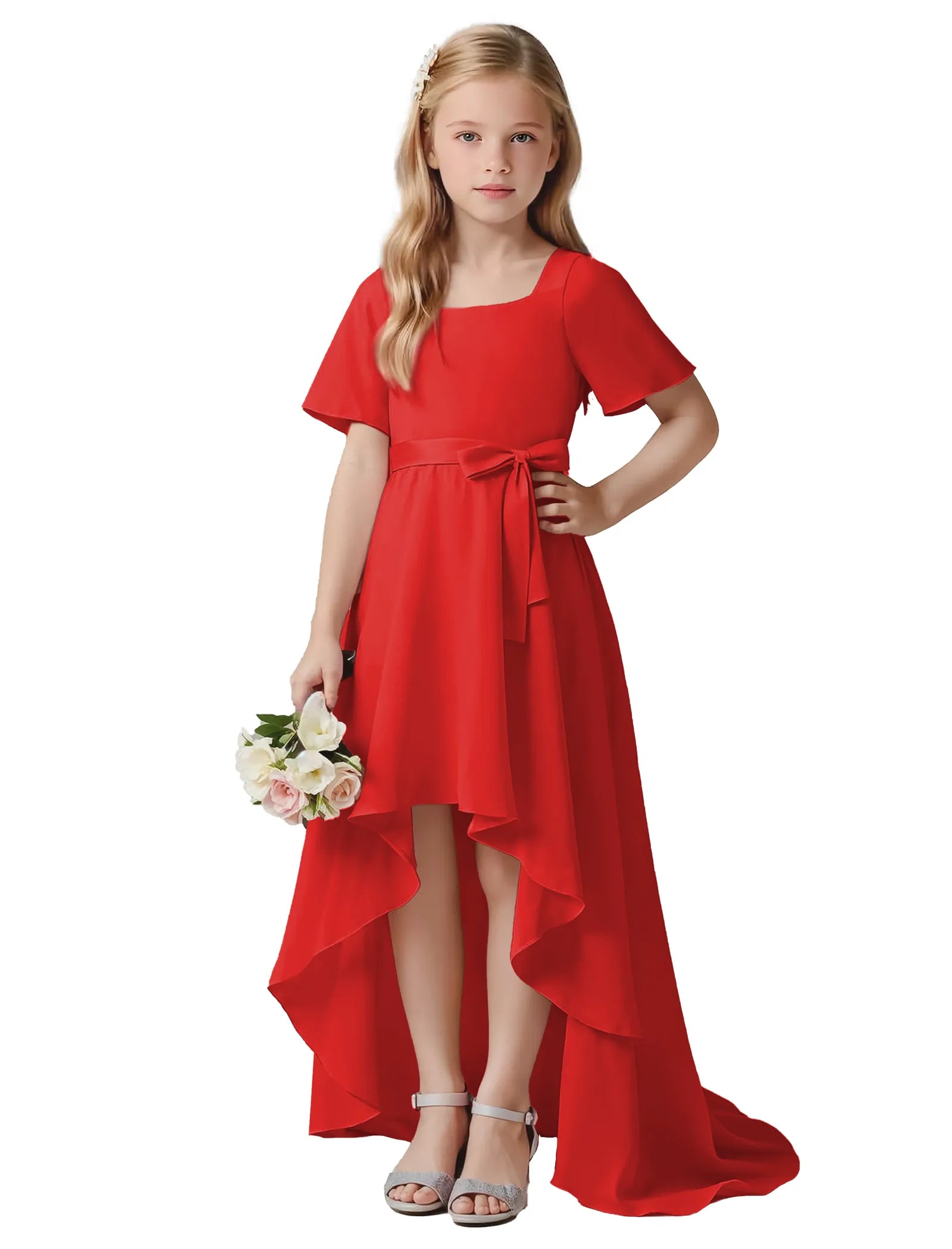 Bella Bow Elegance Dress for Girls