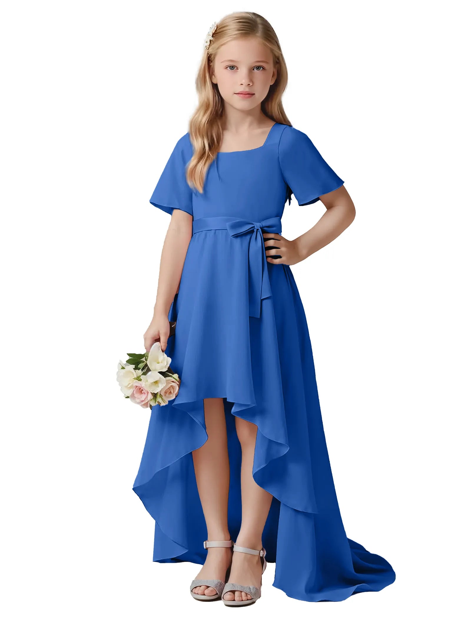Bella Bow Elegance Dress for Girls