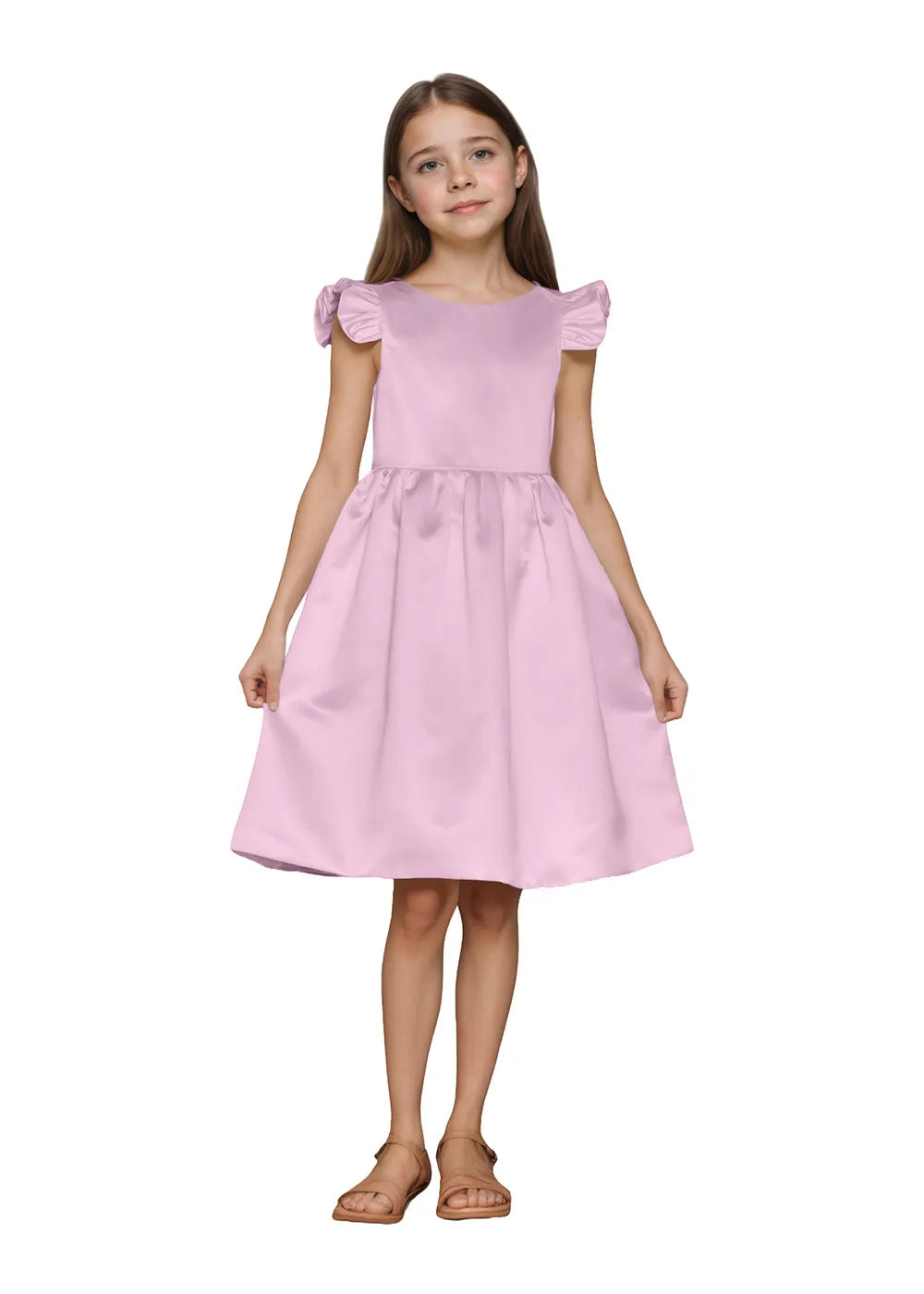 Vestido de princesa sin mangas de encaje