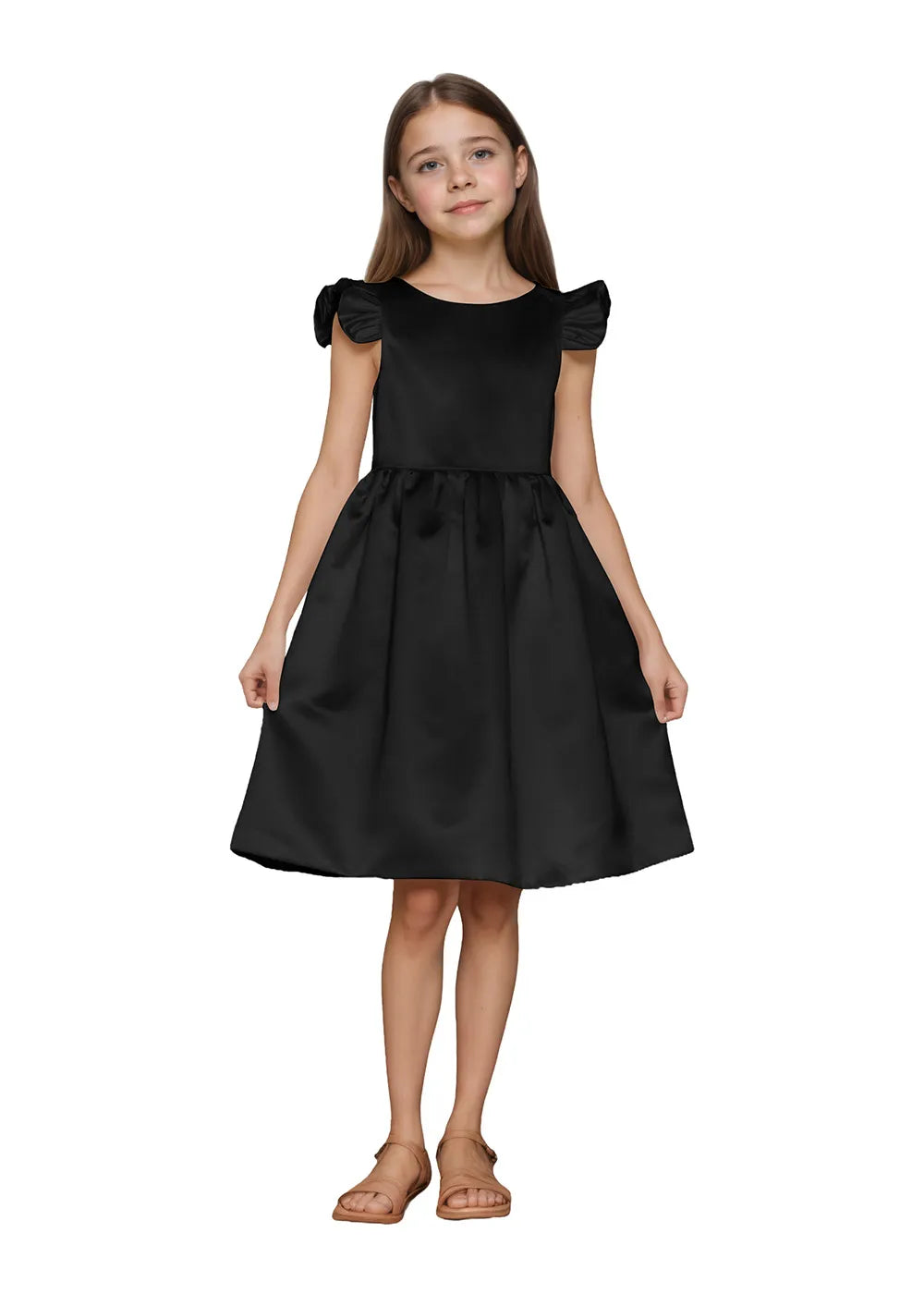 Vestido de princesa sin mangas de encaje