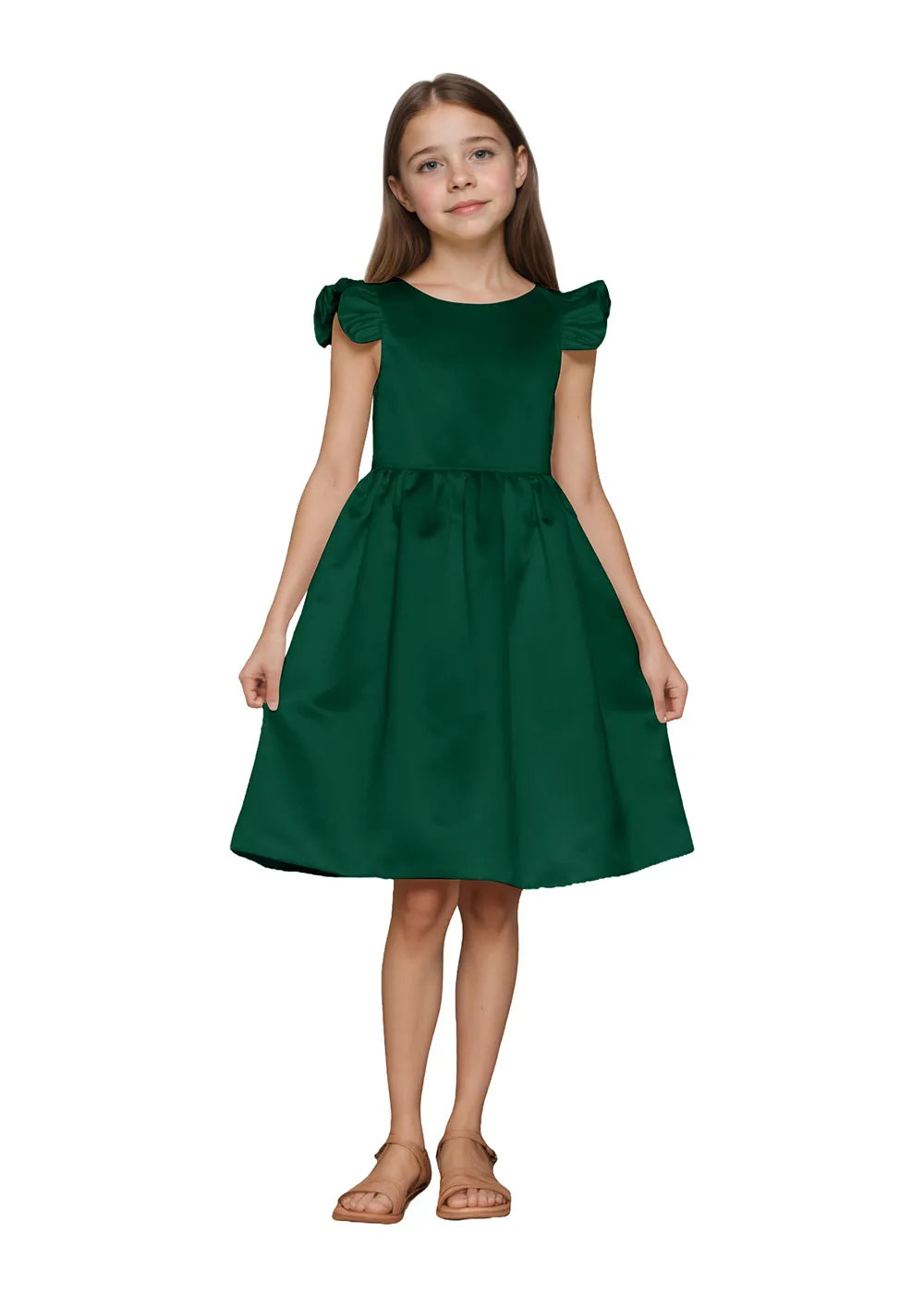 Vestido de princesa sin mangas de encaje