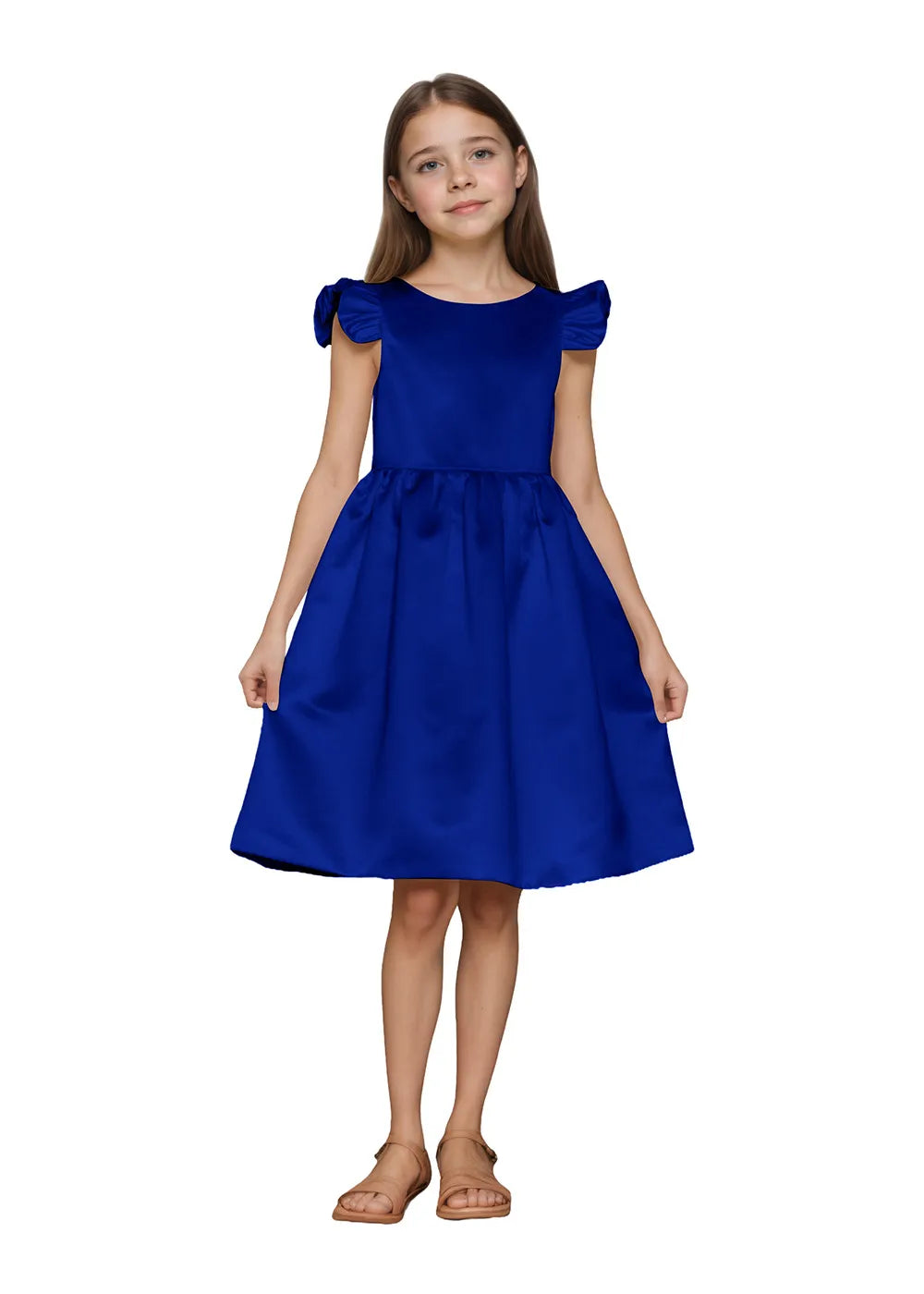 Vestido de princesa sin mangas de encaje