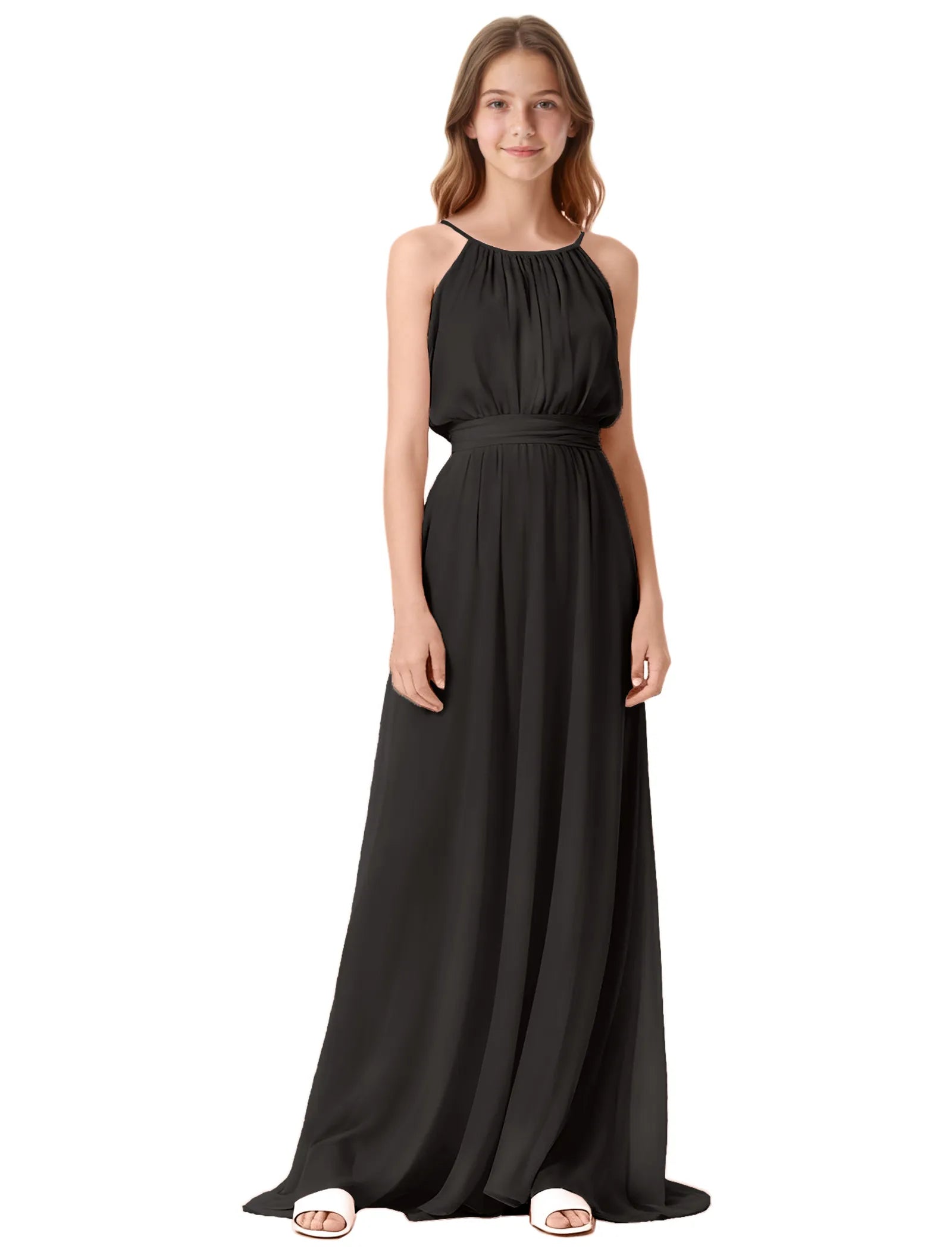 Formal Occasion Halter Dress for Tween Girls