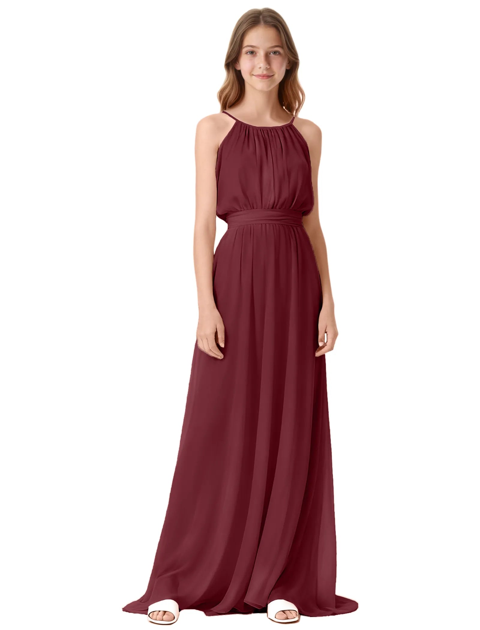 Formal Occasion Halter Dress for Tween Girls